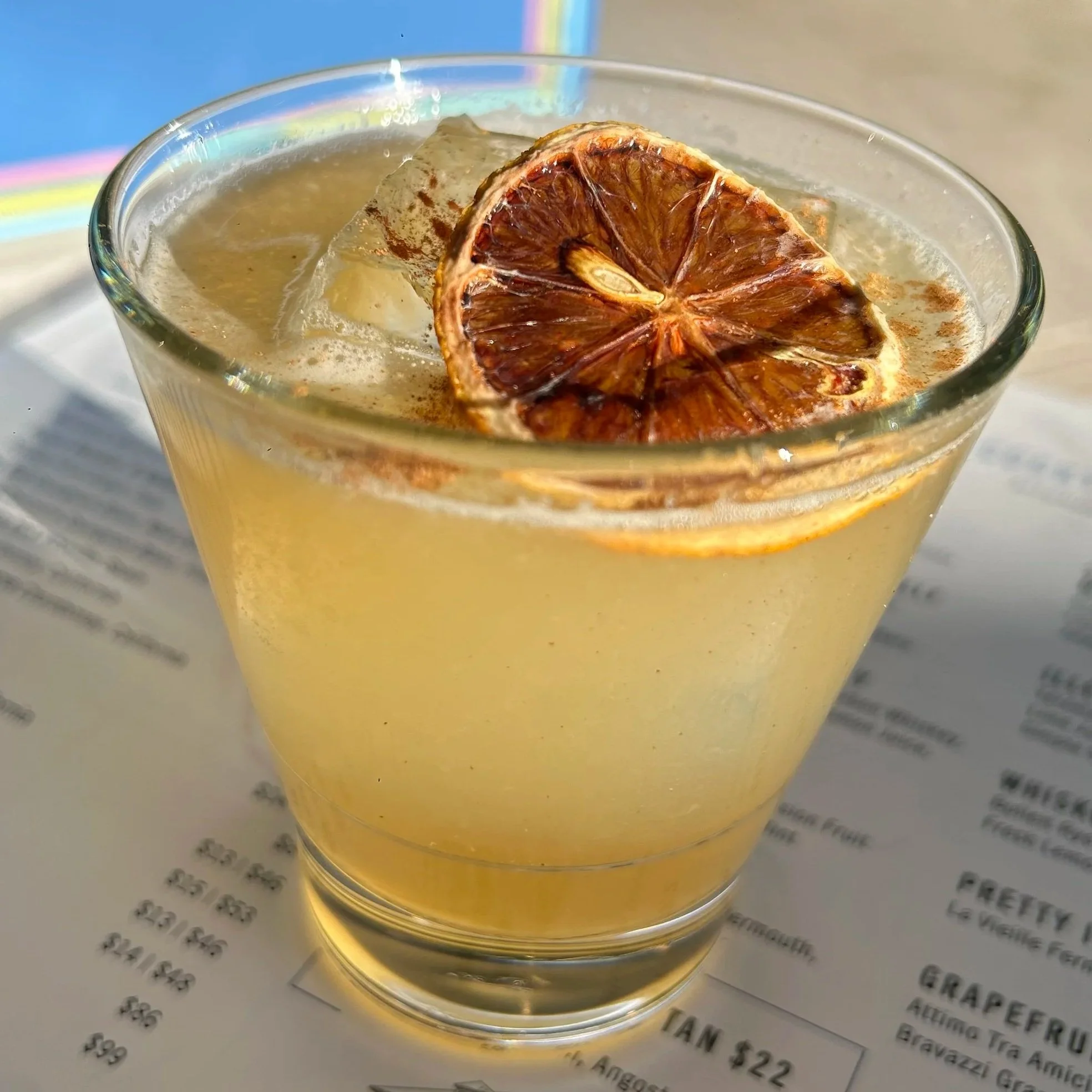 Bourbon citrus sour