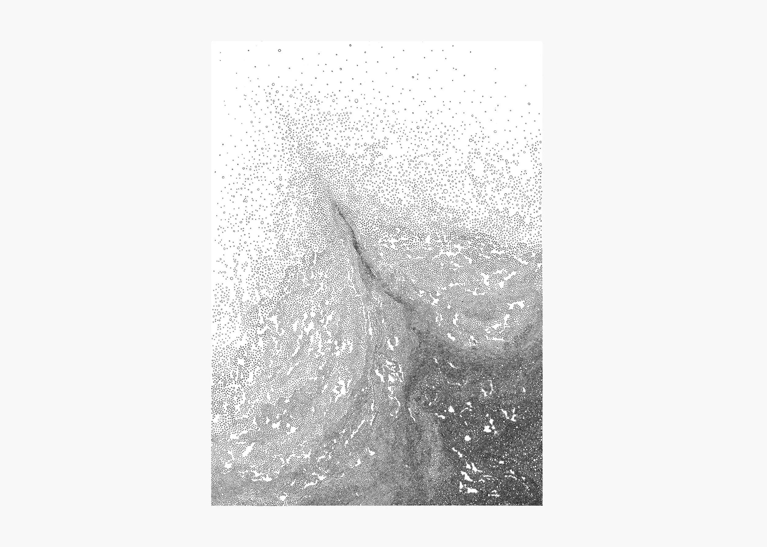   Flow (2021)  
Ink on paper | 18" x 24" 