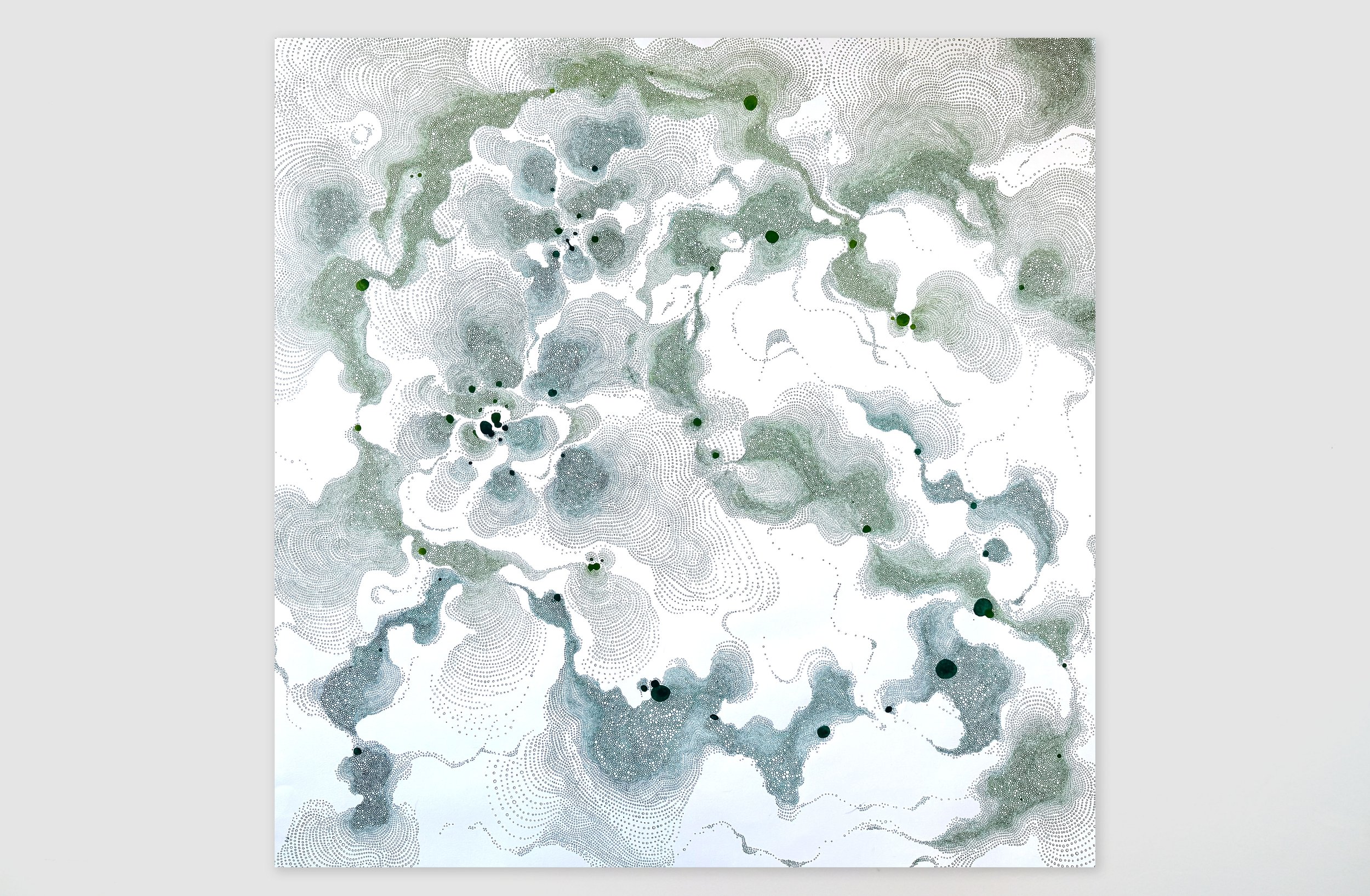   Sensing (2026)  
Ink on paper | 40" x 40" 