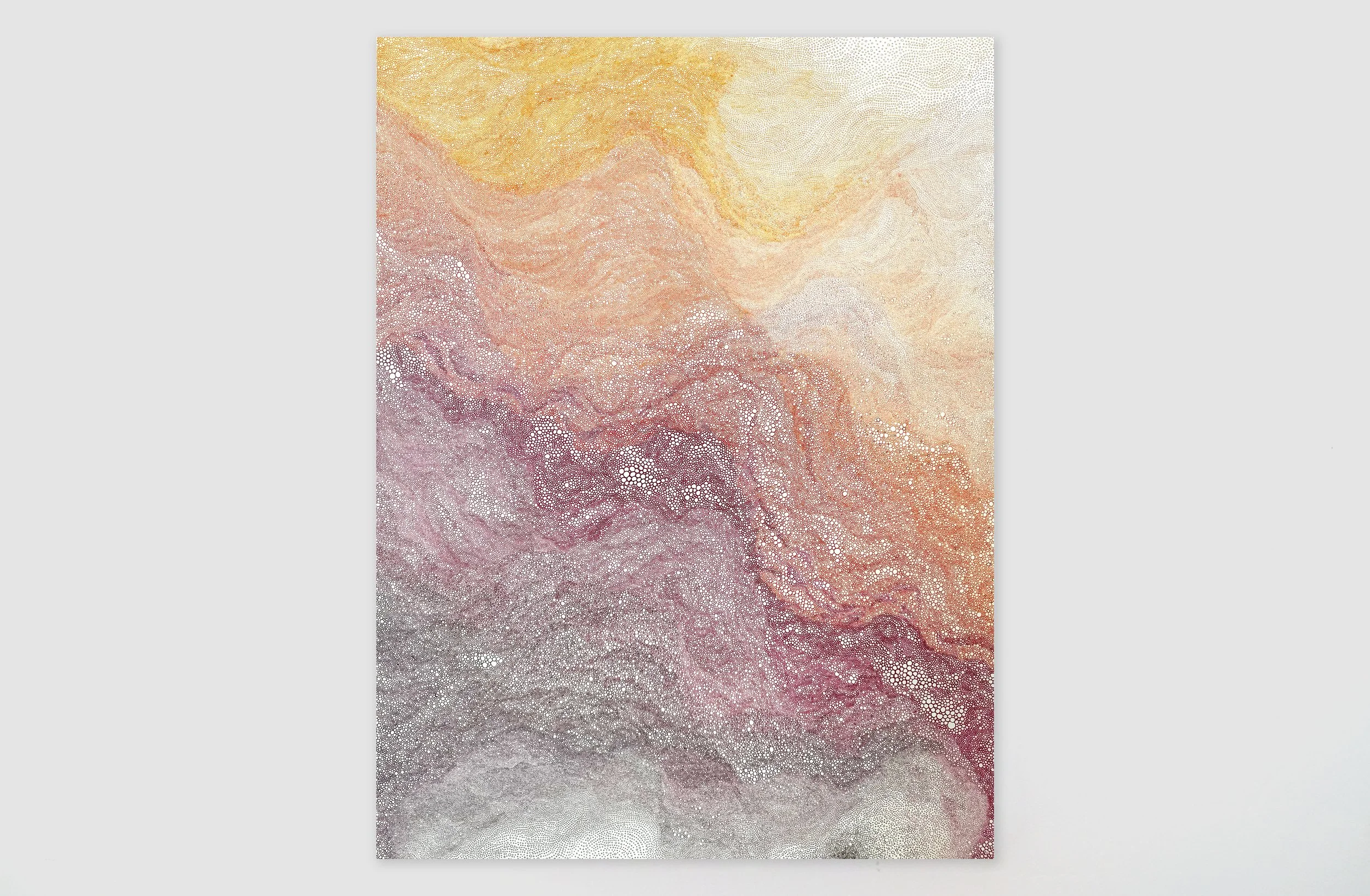   Subtle Shifts (2026)  
Ink on paper | 30" x 40" 