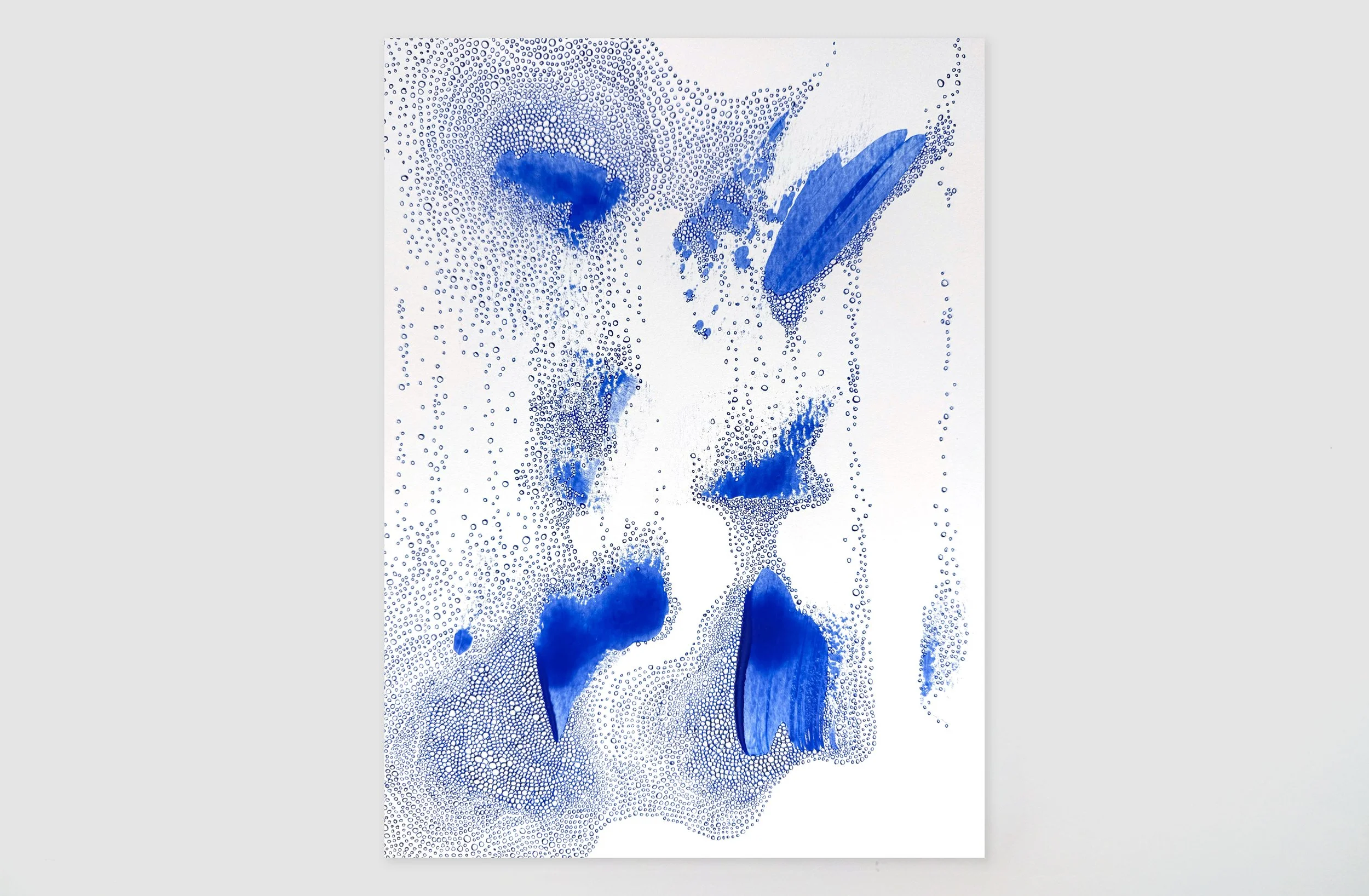   Focused on a Sensation (2026)  
Ink on paper | 9" x 12" 