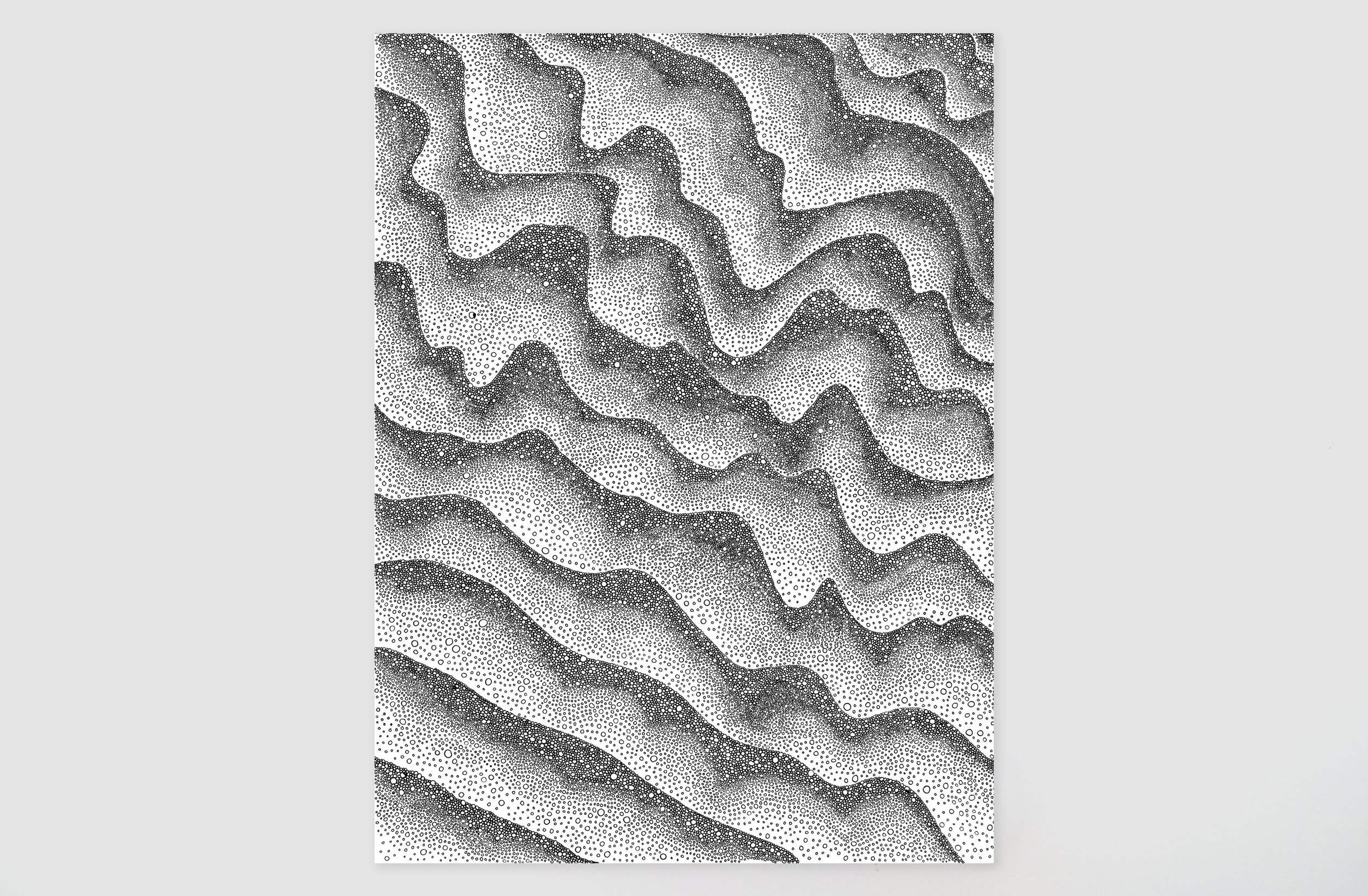   Untitled (2021) SOLD  
Ink on paper | 9" x 12" 