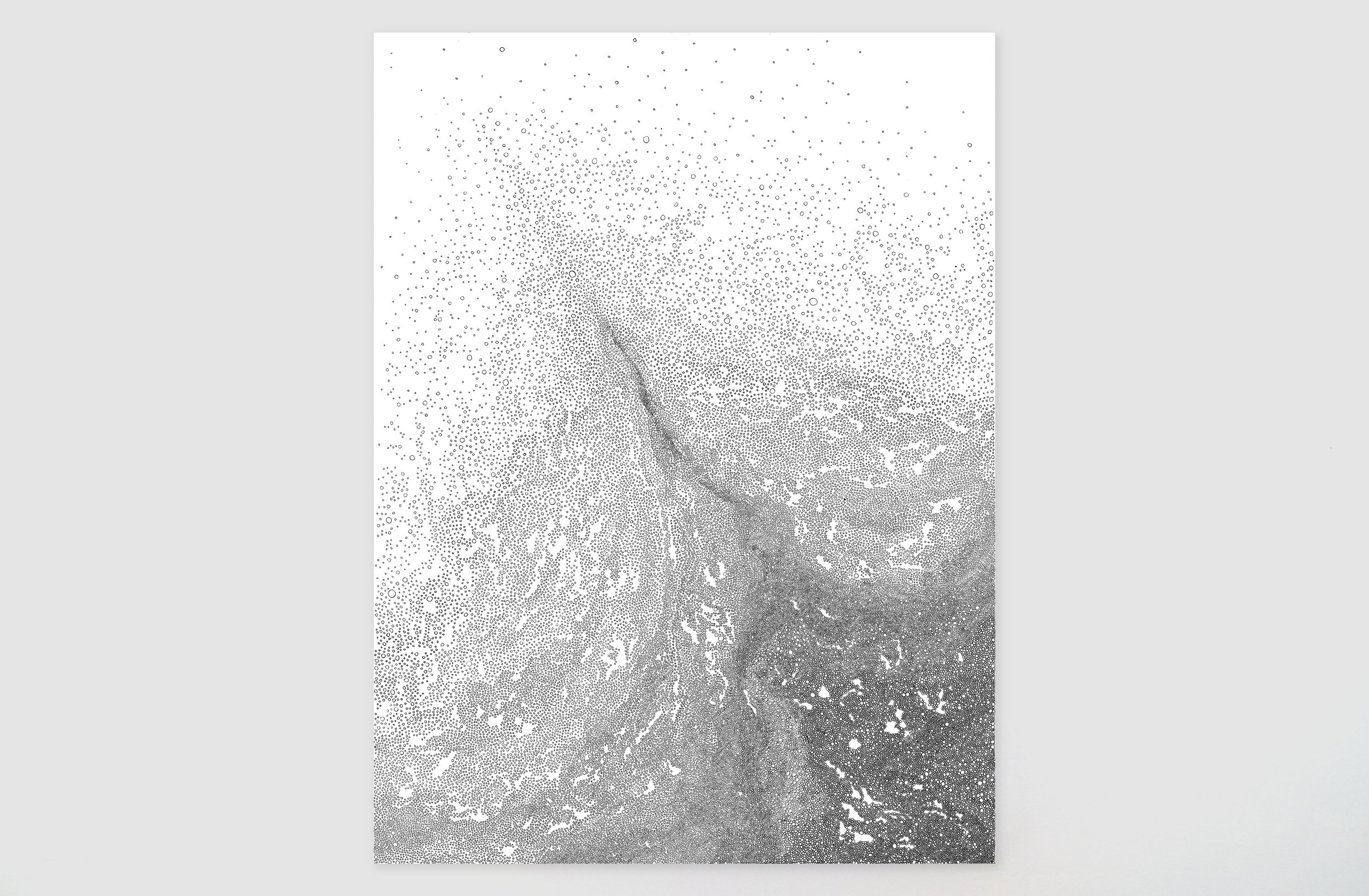   Flow (2021)  
Ink on paper | 18" x 24" 