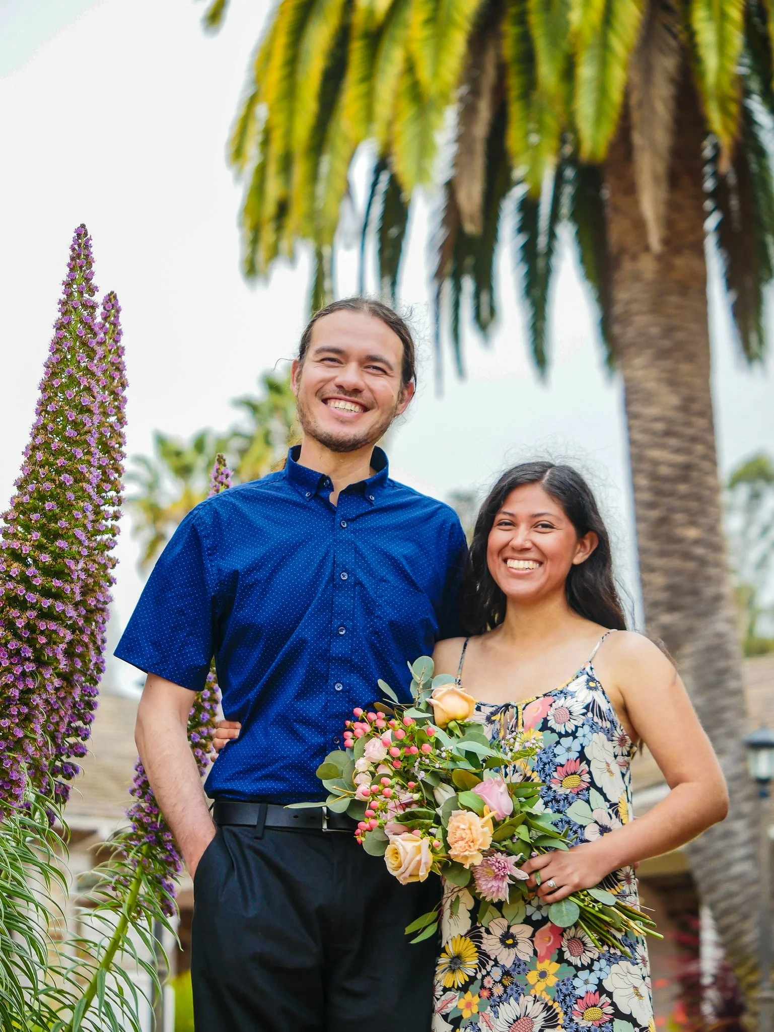 Santa Cruz City Hall Engagement Garden