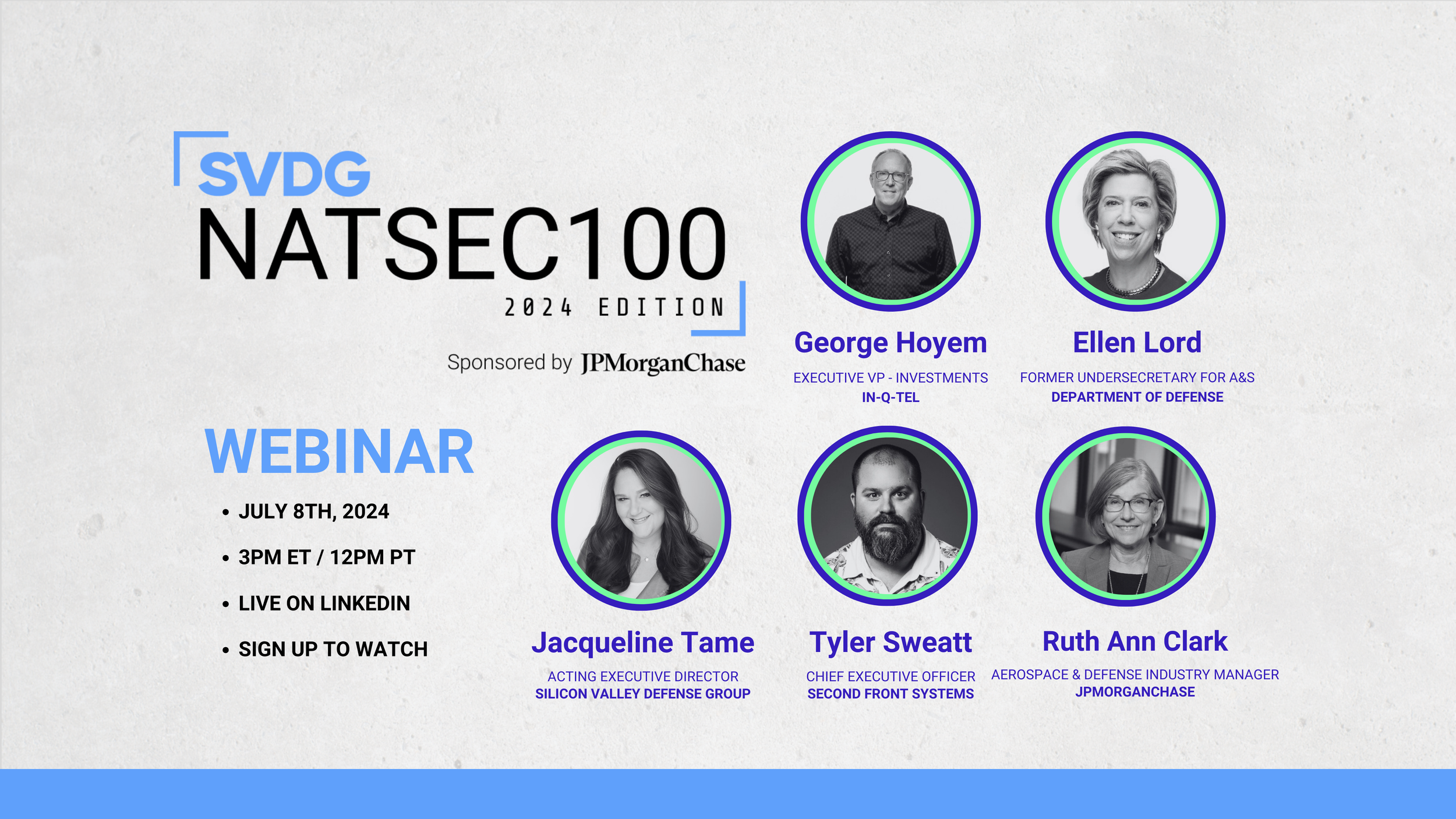 Webinar: SVDG Talks the NATSEC100, 2024 Edition