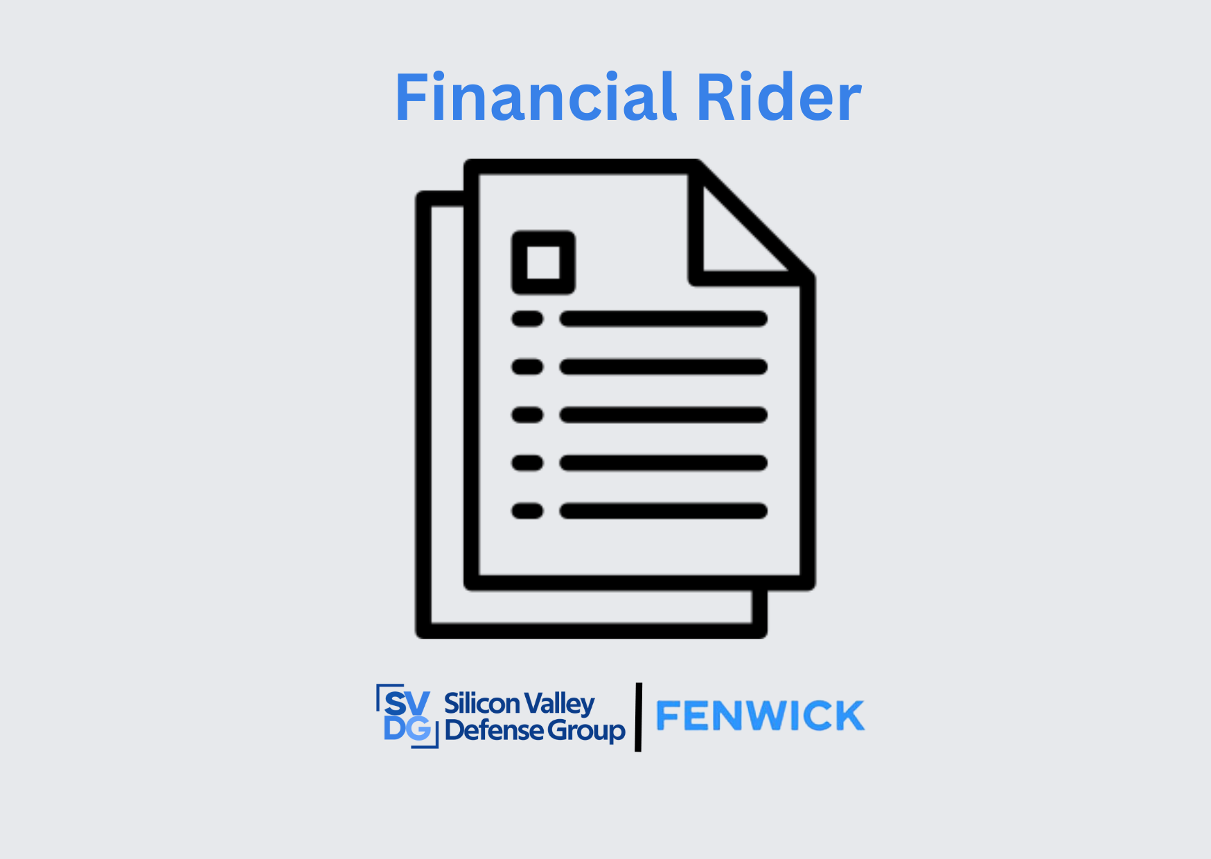 Venture Financial Rider