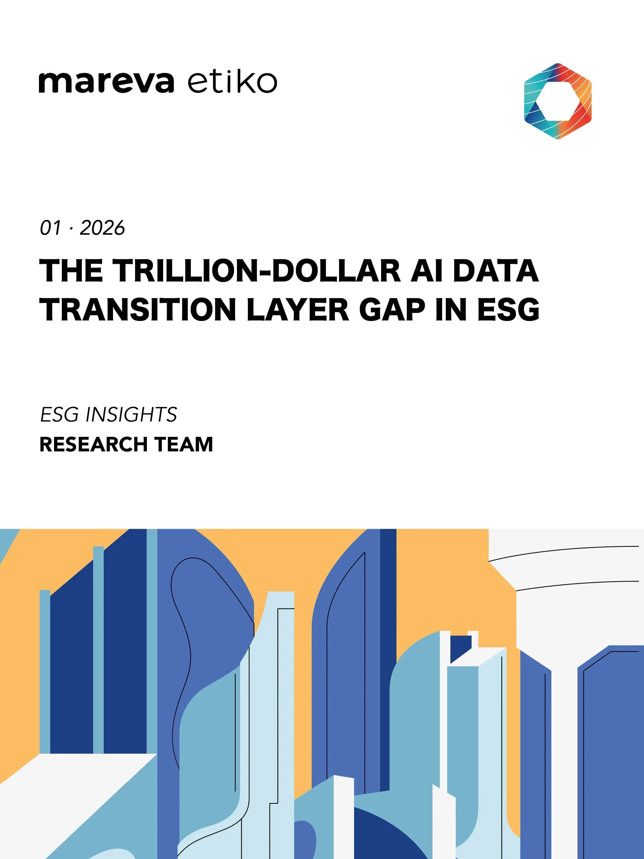 Article 'The Trillion-Dollar AI Data Transition Layer Gap in ESG' · Mareva Etiko · ESG Excellence · Insights on Sustainability · ESG AI Readiness · ESG Transformation · Research on ESG and CSR