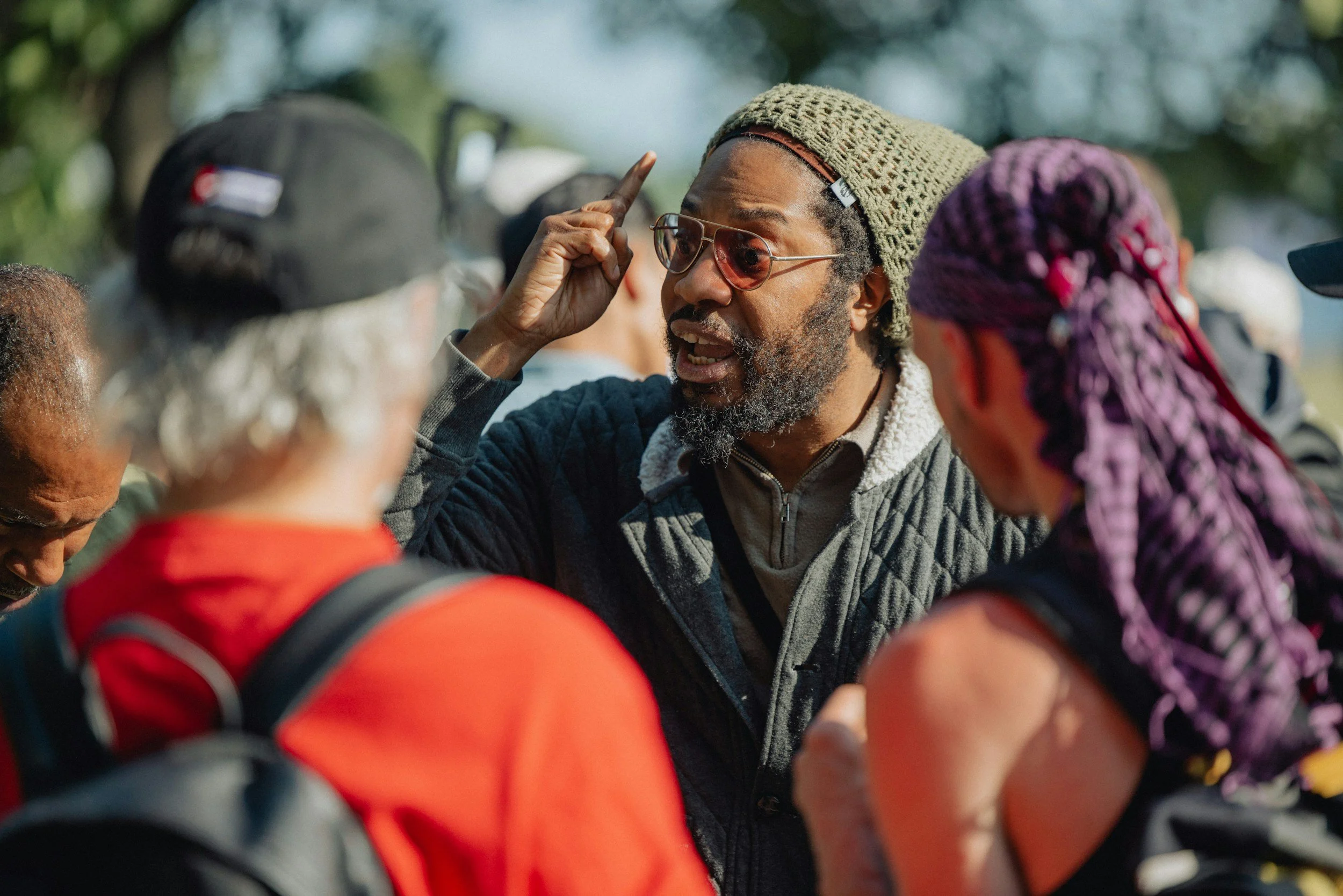 Community members in North Carolina engaged in discussion and advocacy around cash bail reform