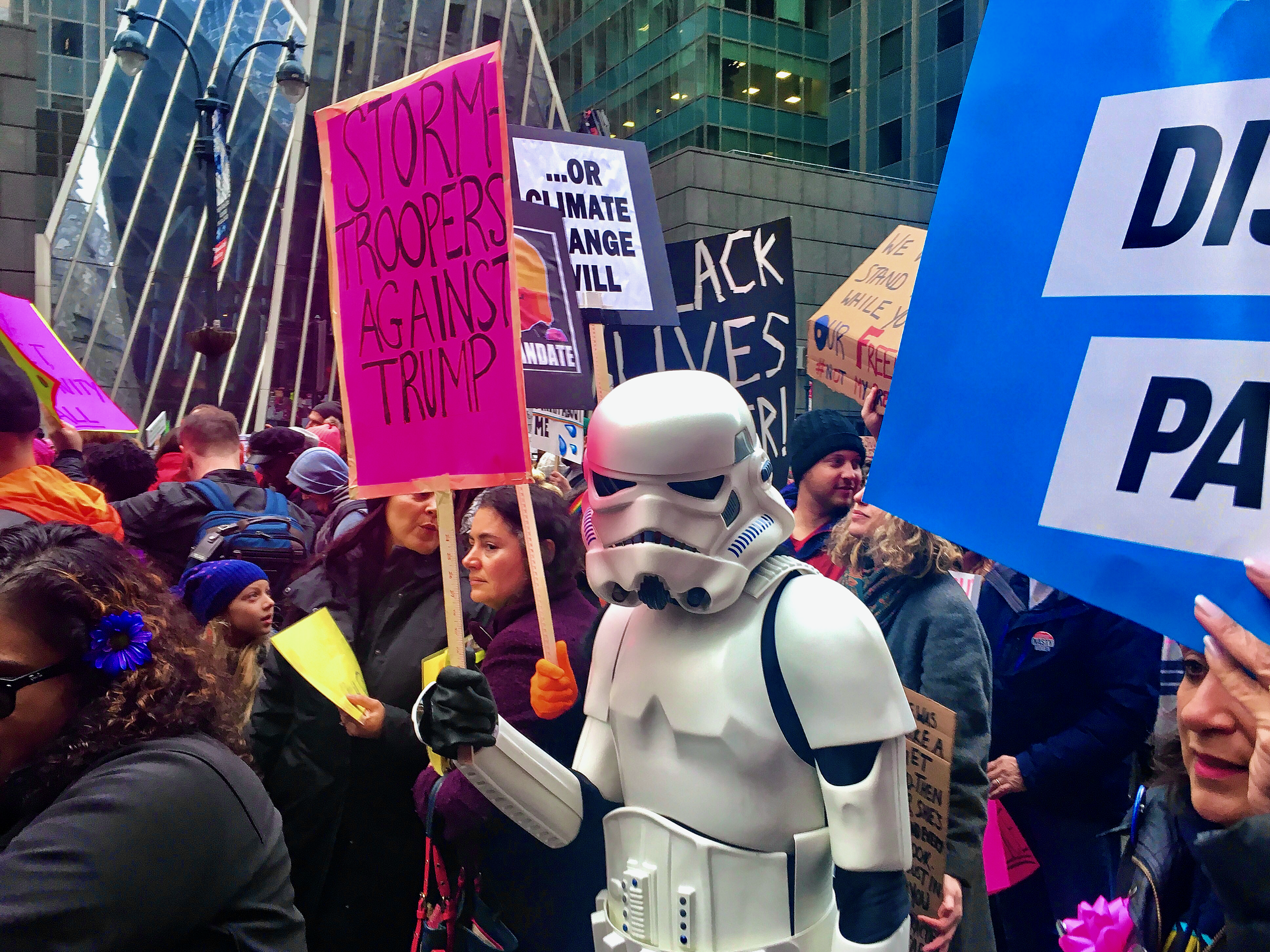 A Stormtrooper Joins the March