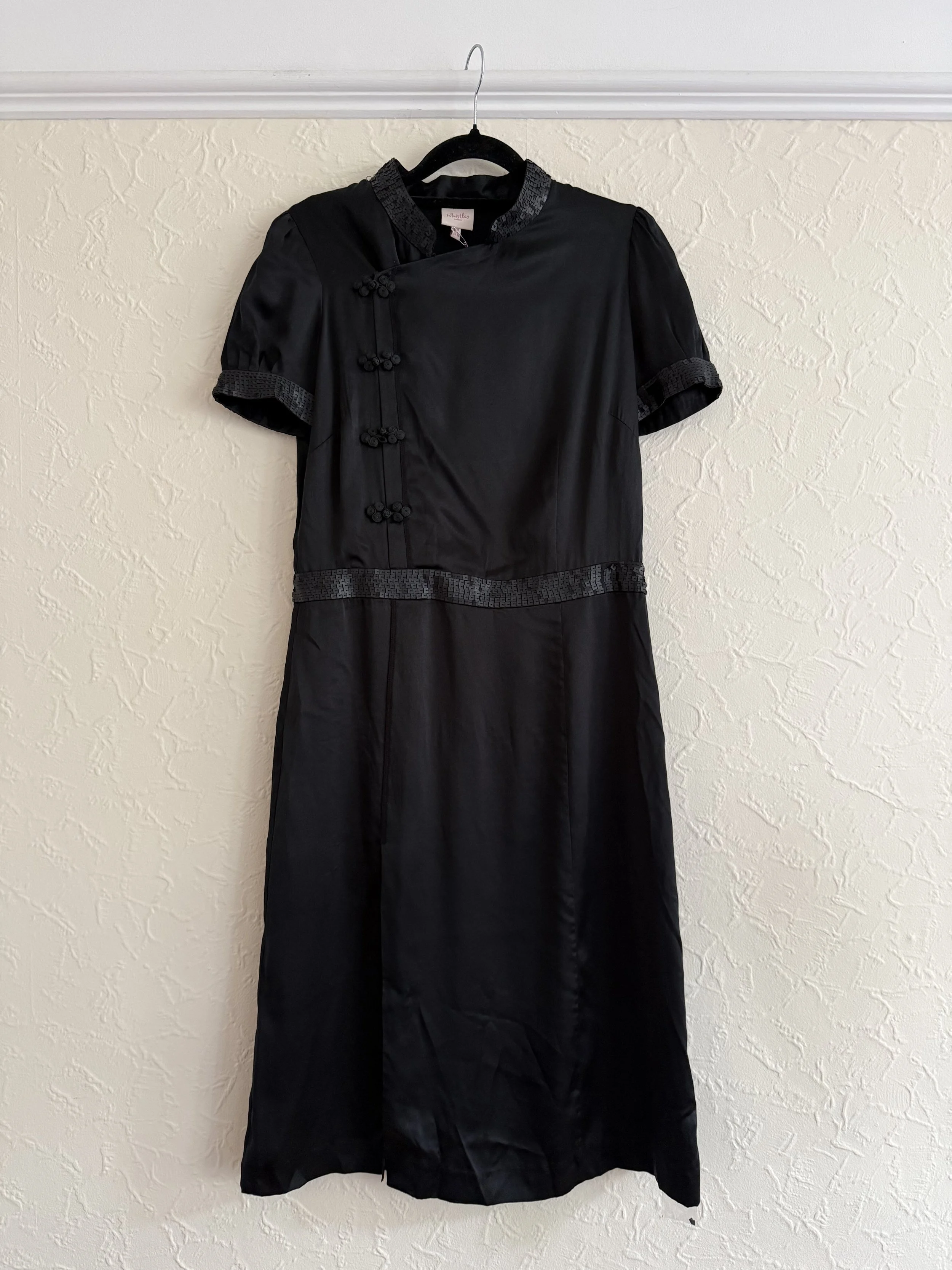 Whistles Chinese inspired embellished mini dress NEW