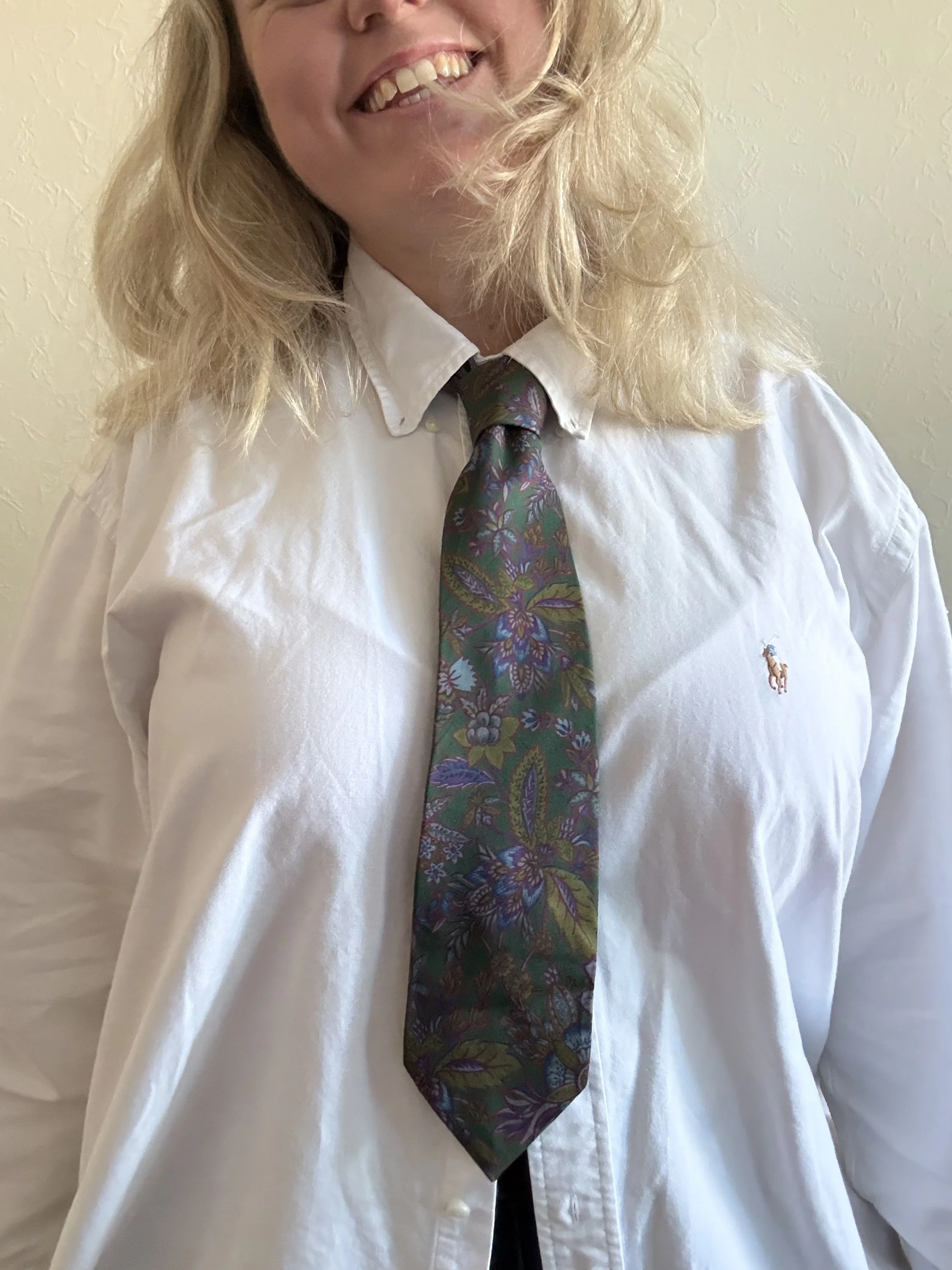 Greensmith's Harrogate floral silk tie