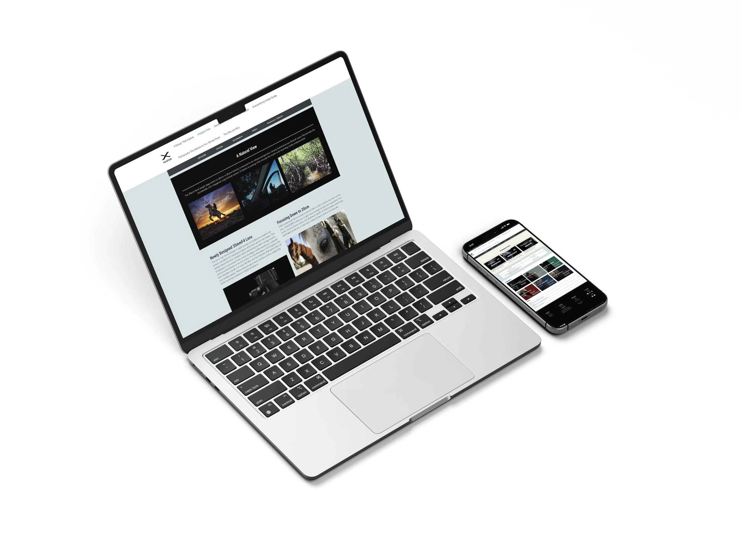 Website GUI & Wireframe