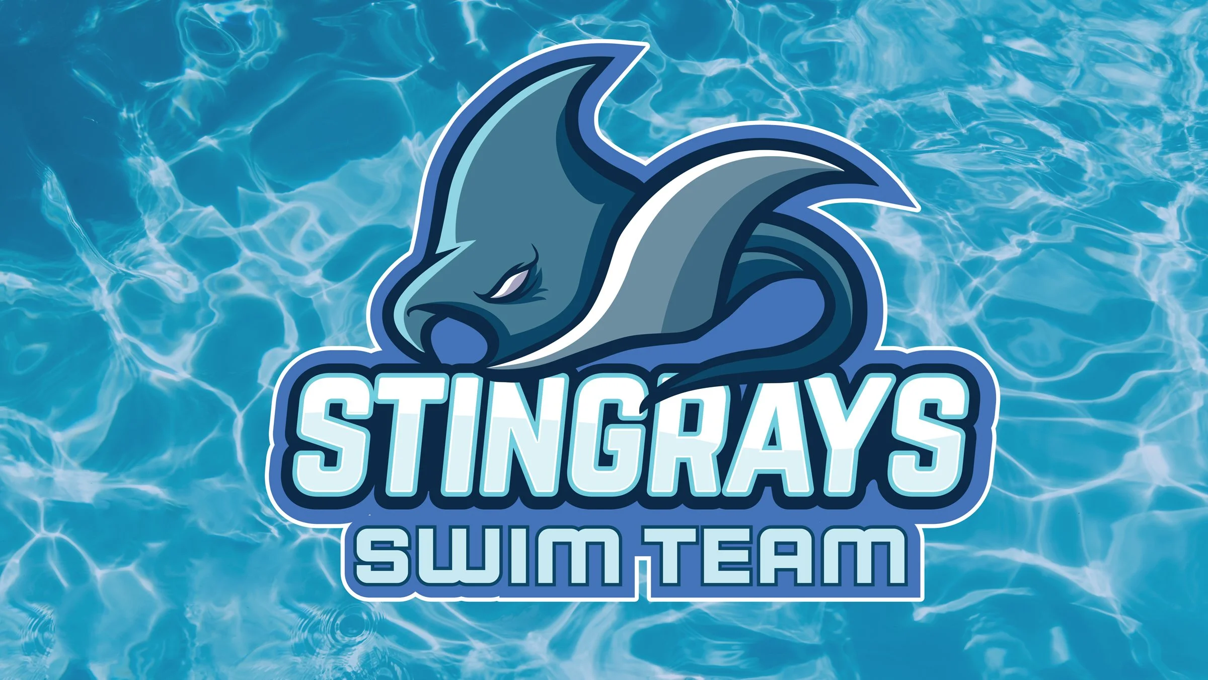 When the Park Board's aquatic programs started reforming after a pandemic-induced pause, there was no swim team logo. Any uniform, tshirt or related merch had random clip-art images. Thusly, the Stingrays logo was born. He's a friendly guy, but reall
