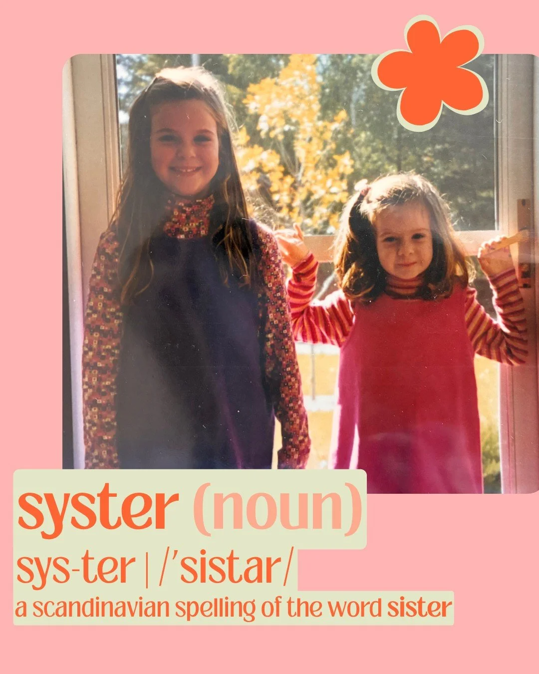 Meet the Systers

Syster Studios was born from a shared dream between two sisters&mdash;one in Minnesota, one in Chicago&mdash;who believe creativity has the power to connect, inspire, and grow meaningful businesses.

As new moms, creatives, and daug