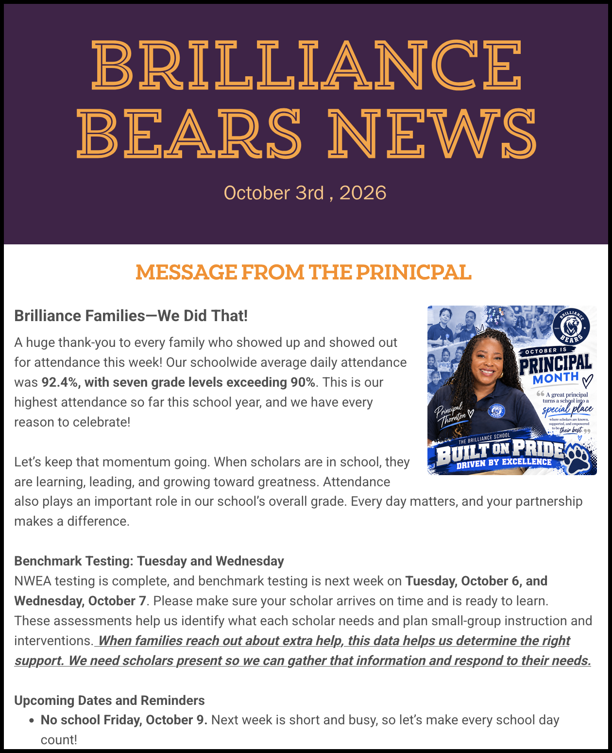 Newsletter - October 3, 2026