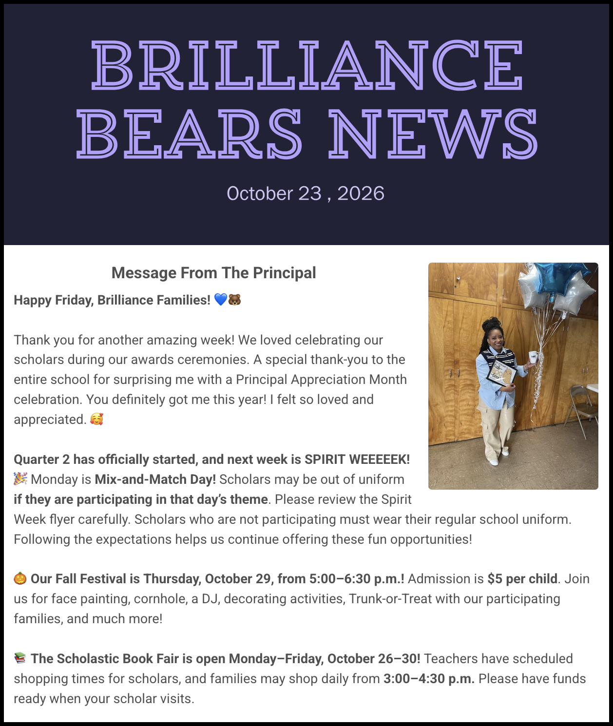 Newsletter - October 23, 2026