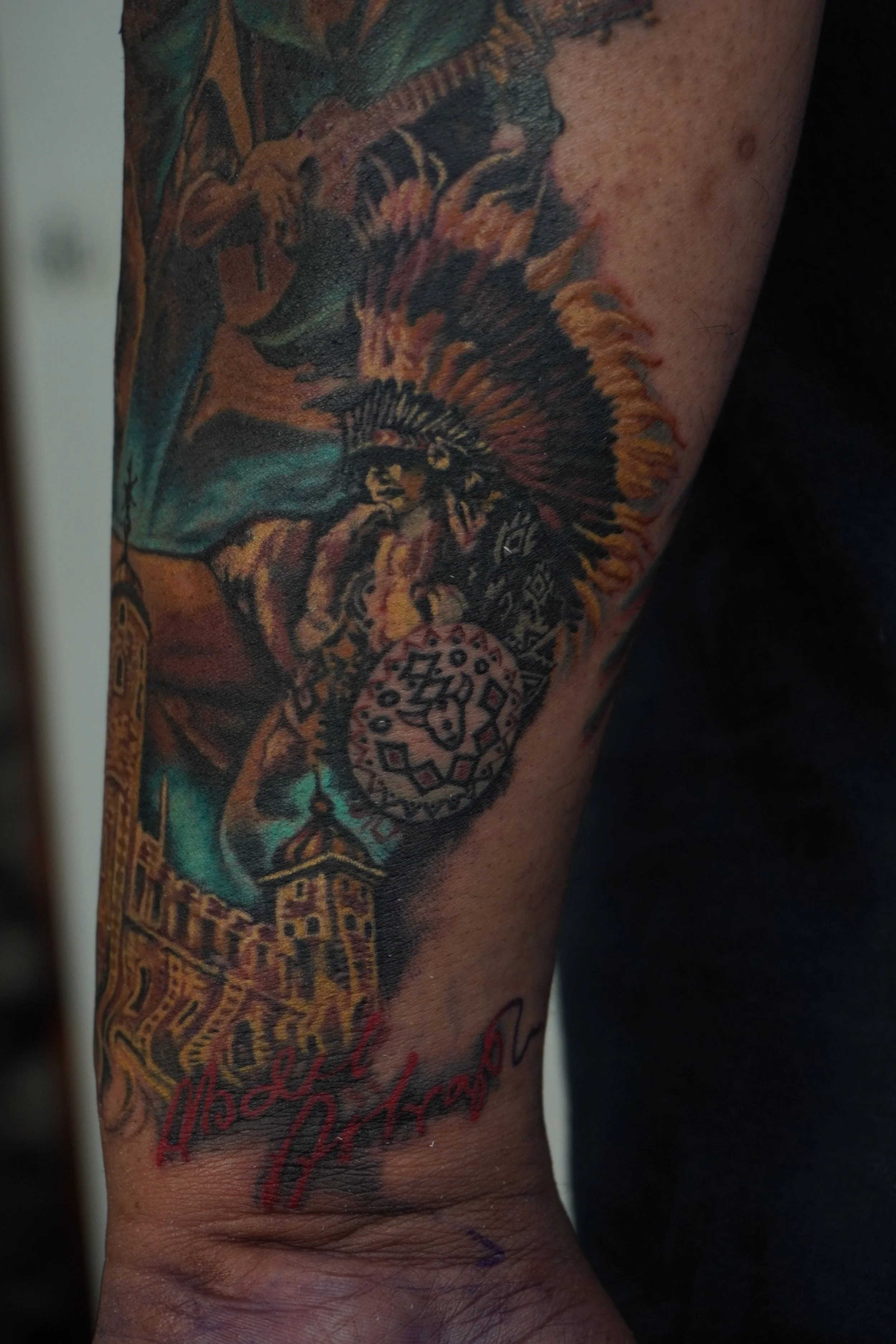trinidad carnivsl carnival tattoo portrait tattoo black and gray tattoo trinidad