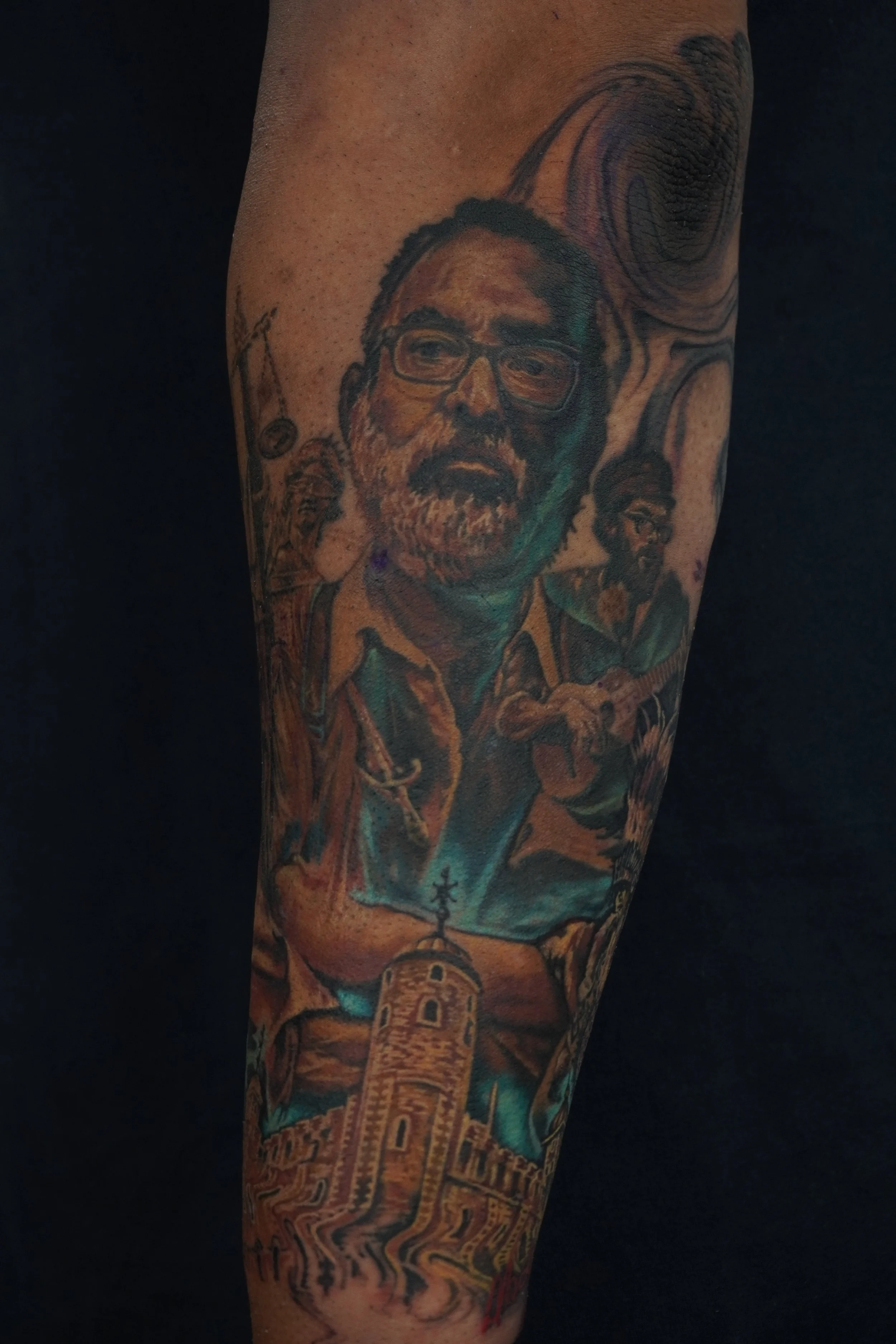 lawyer tattoo lady justice tattoo portrait tattoo