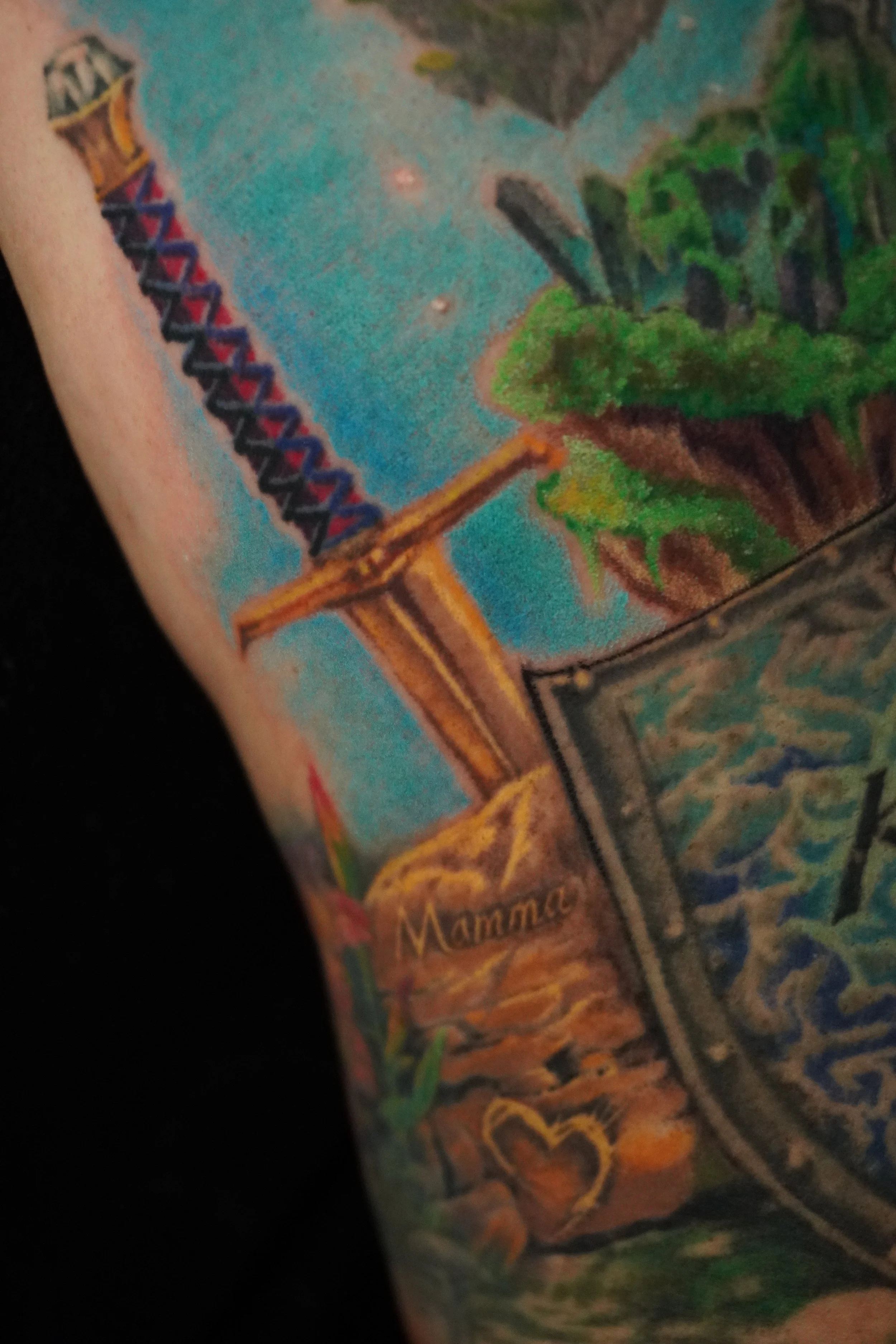 Sword tattoo Trinidad