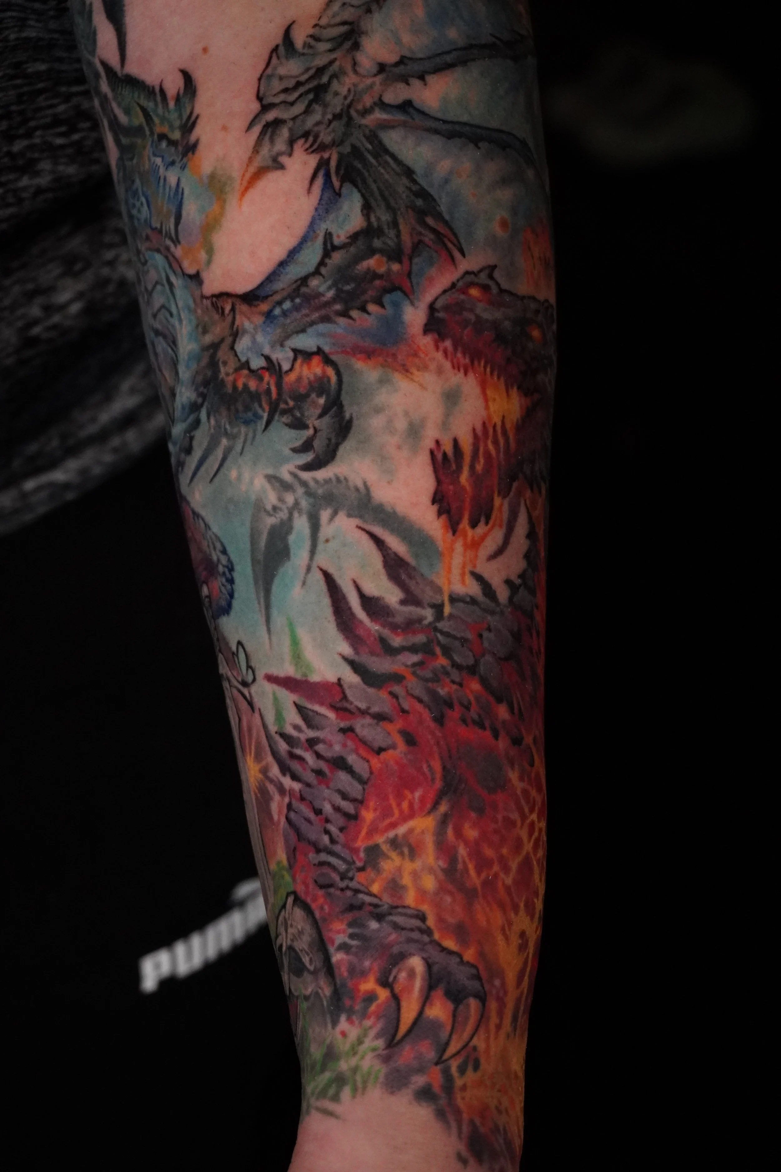 Medieval dragon tattoo Trinidad