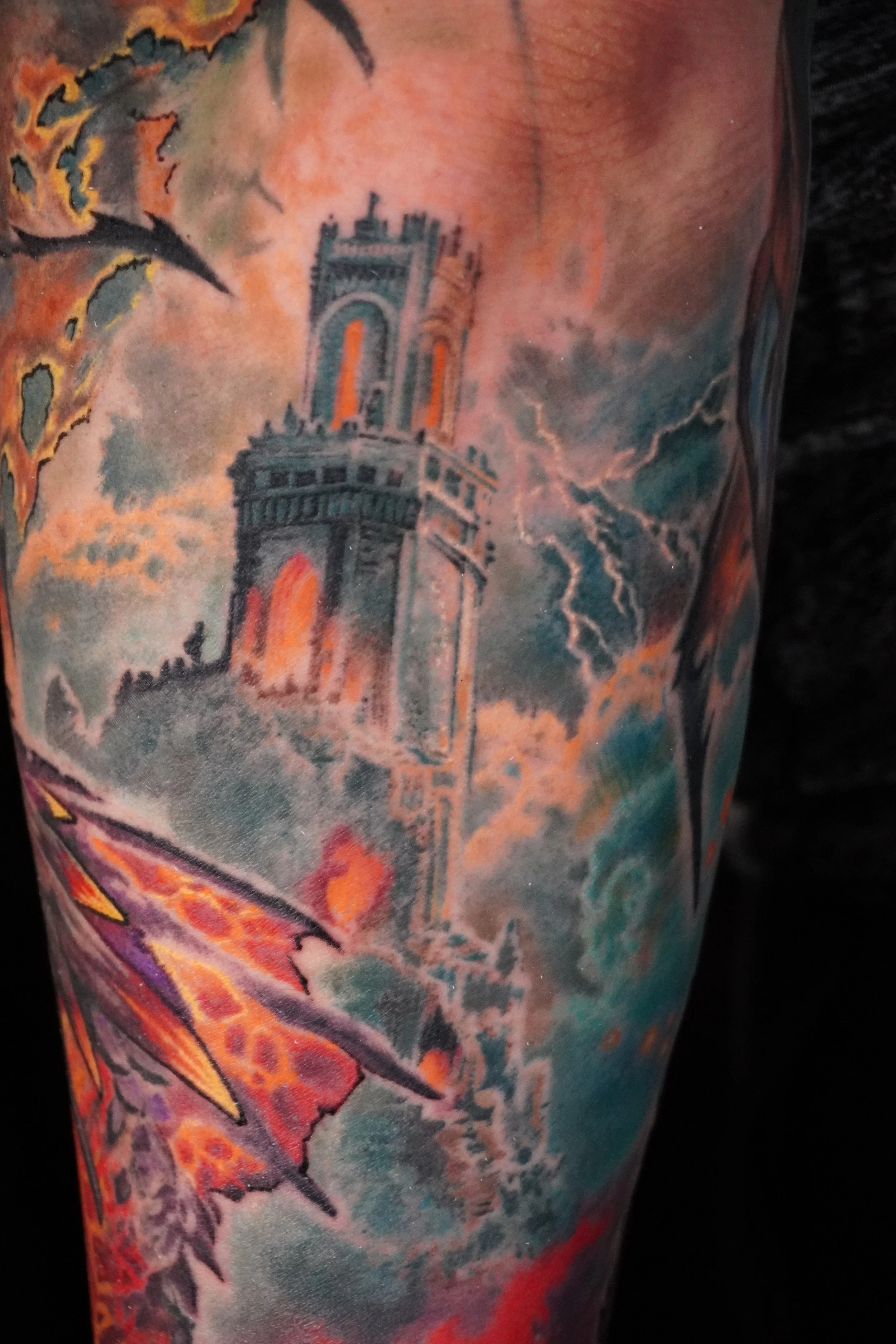  medieval castle tattoo Trinidad