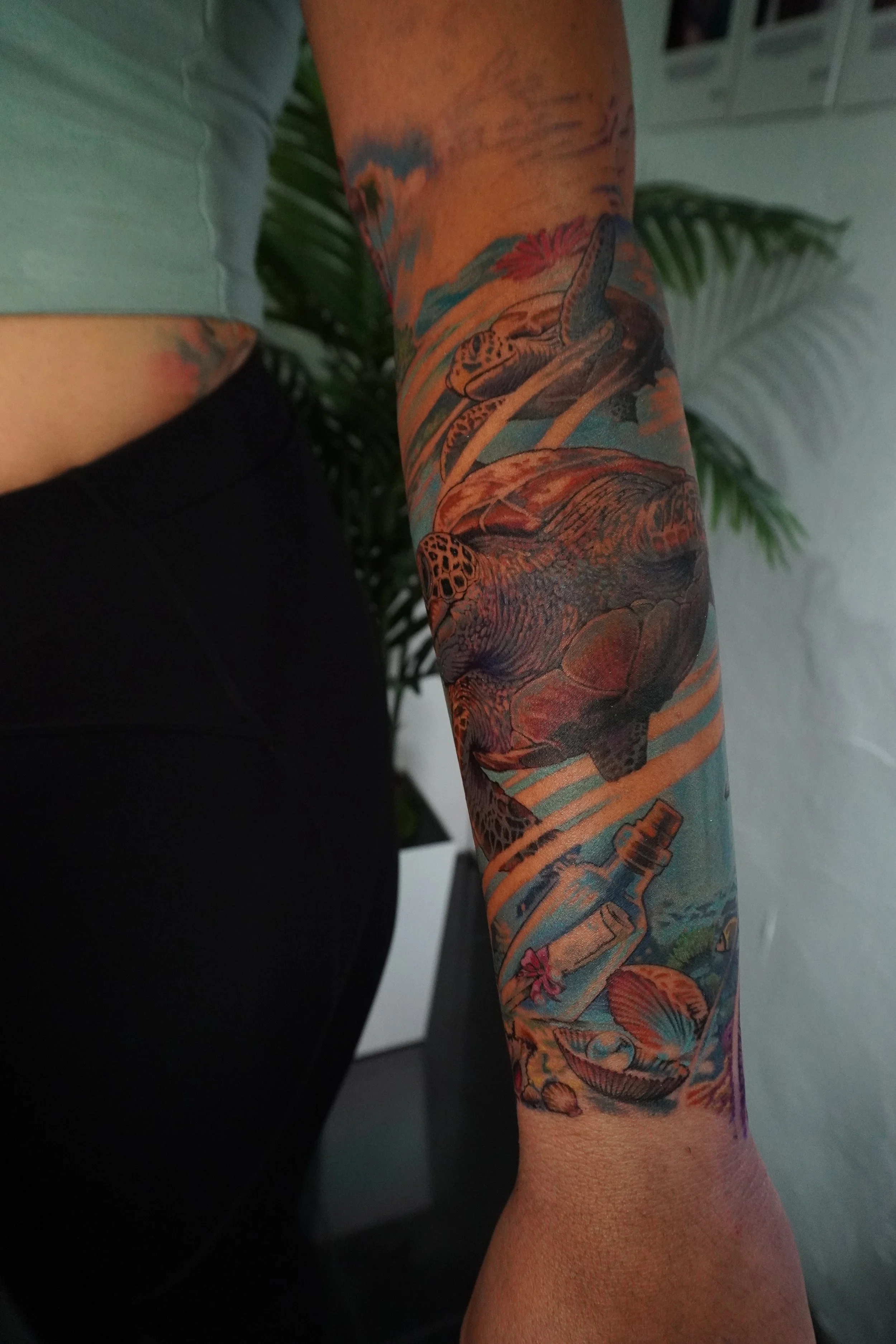 ocean tattoo sea tattoo magical underwater tattoo Trinidad