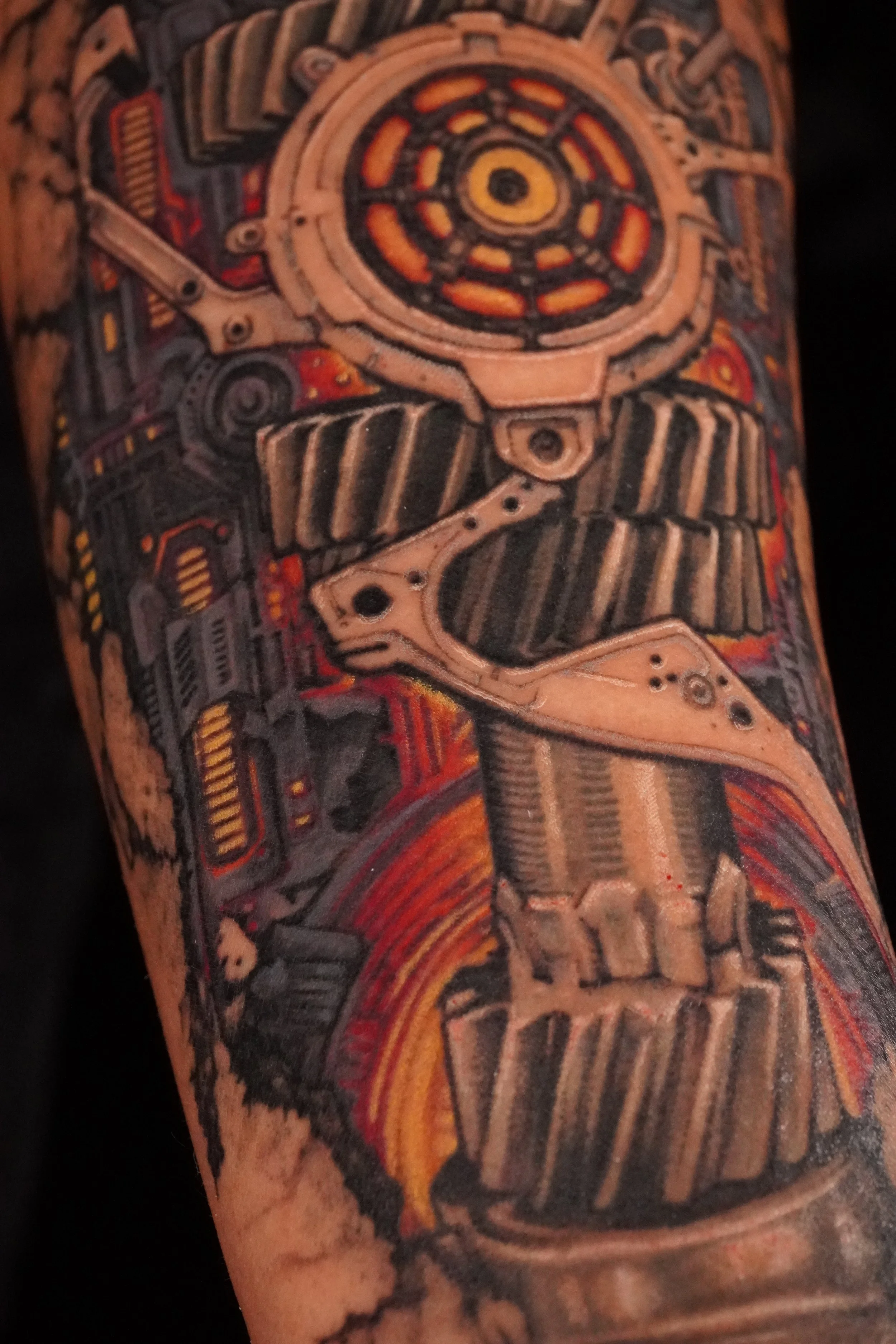 bio mechanical tattoo Trinidad 
