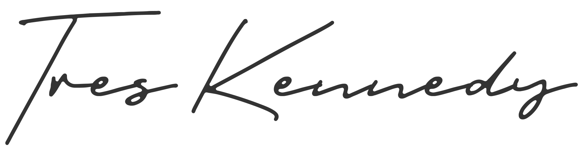 Signature-style text reading 'Tres Kennedy'