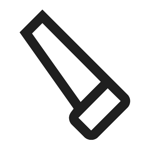Silhouette of a pencil on a black background