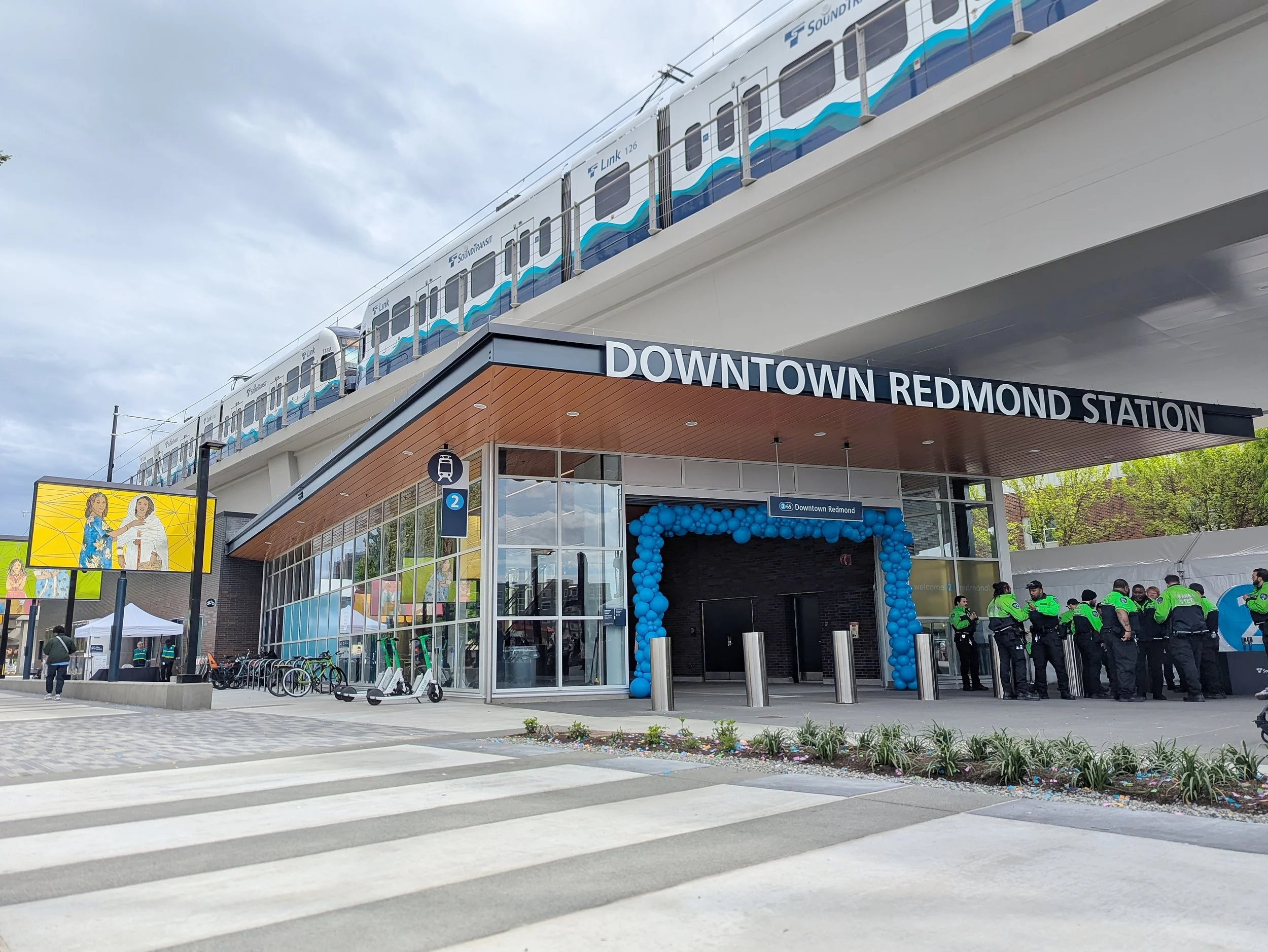 Redmond Technology Center light rail station on Sound Transit 2 Line
