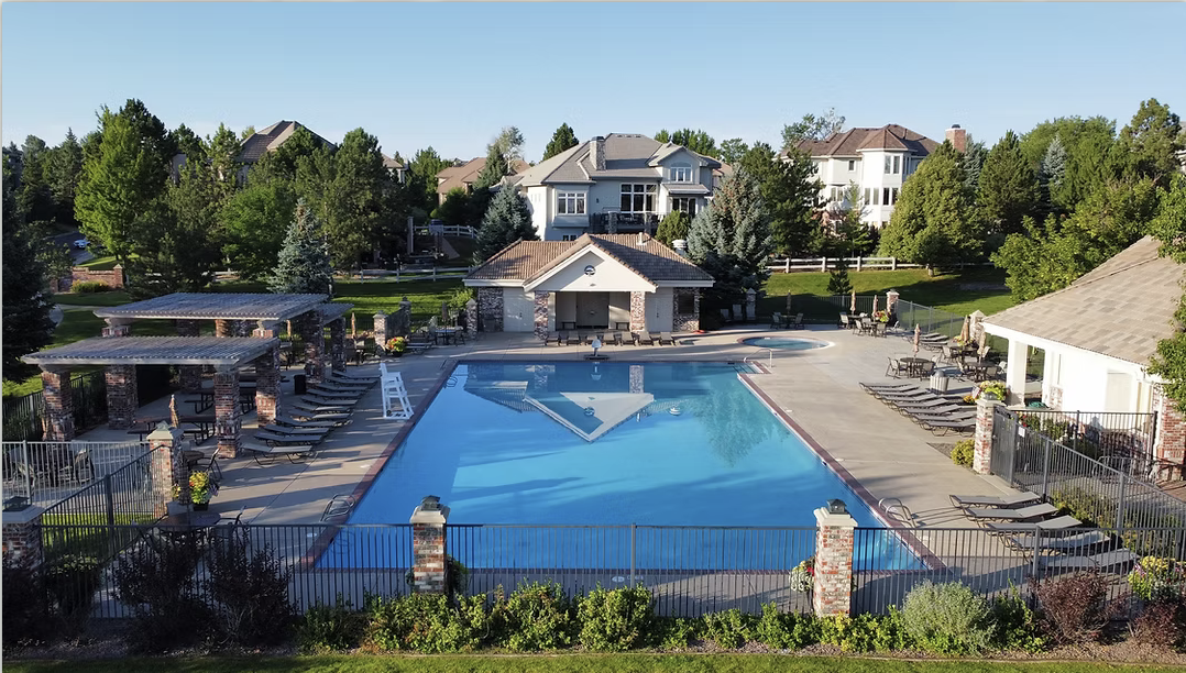 Heritage Hills private neighborhood park and community pool in Sammamish Washington