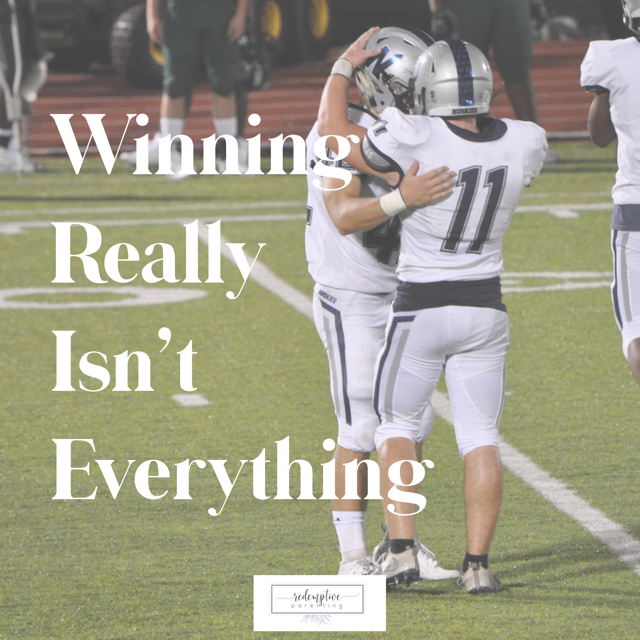 Winning Really Isn't Everything