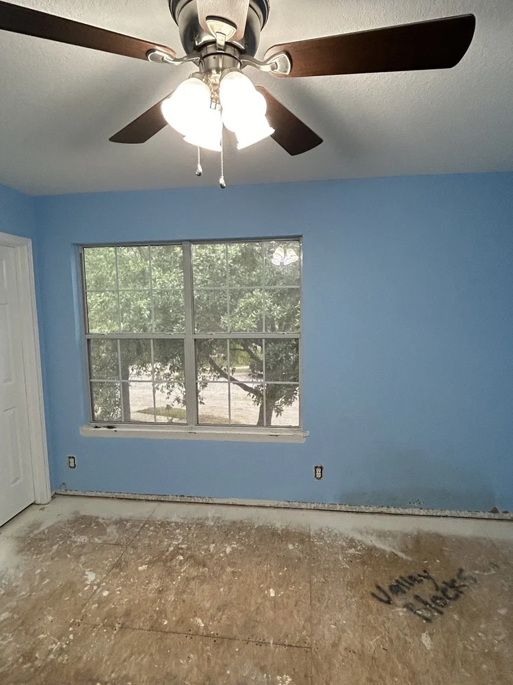 After interior remodel