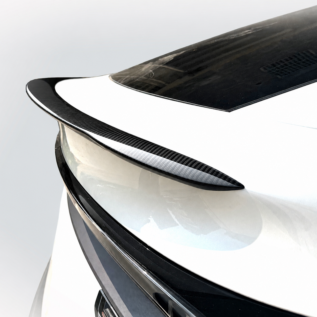 Real Carbon Fiber Rear Deck Spoiler for Tesla Model Y Juniper (2026+) | Gloss or Matte