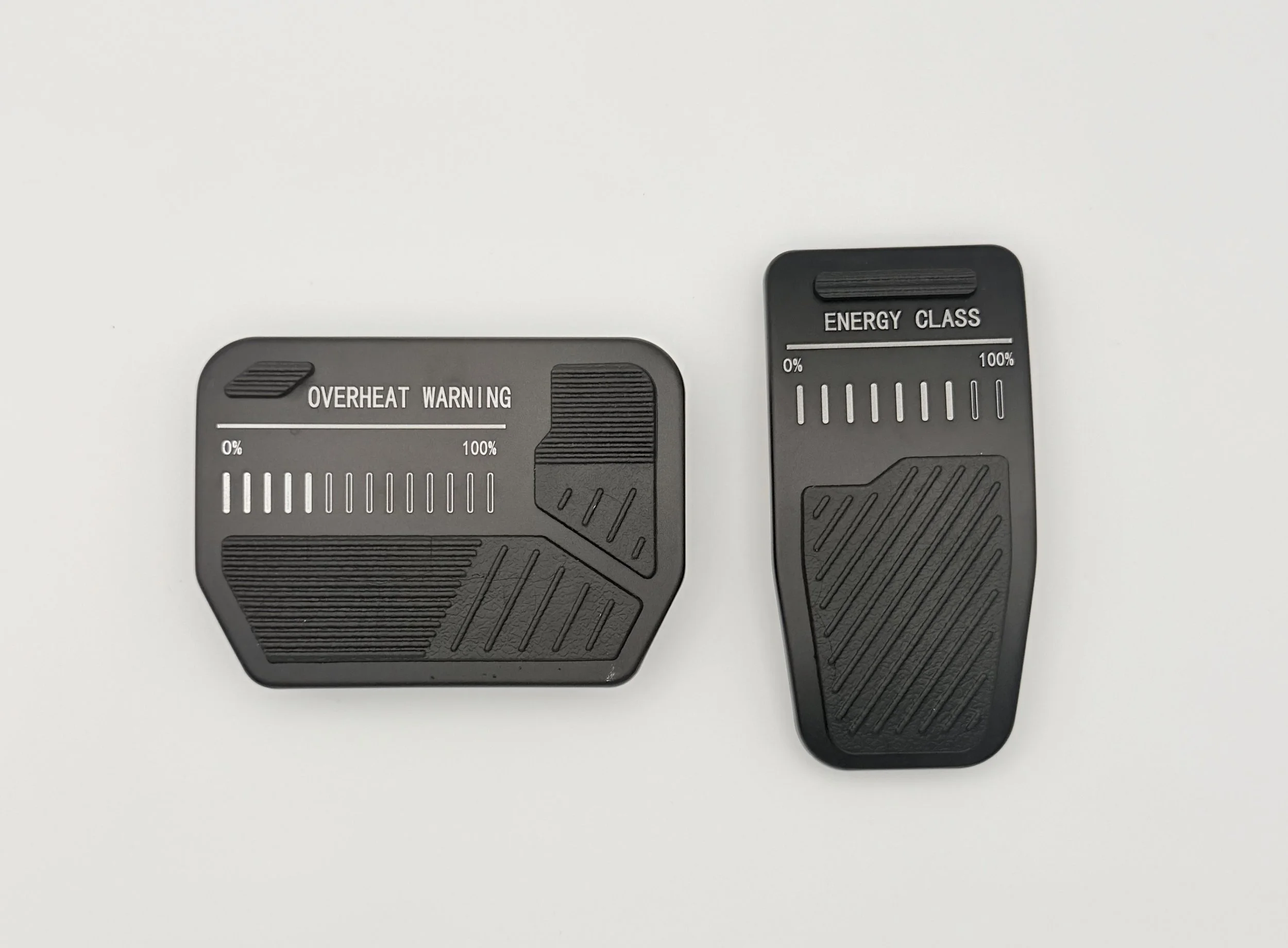 Performance Aluminum Pedal Covers for Tesla Model Y Juniper 2026+ & Model 3 Highland 2024–2025 (Non-Slip)