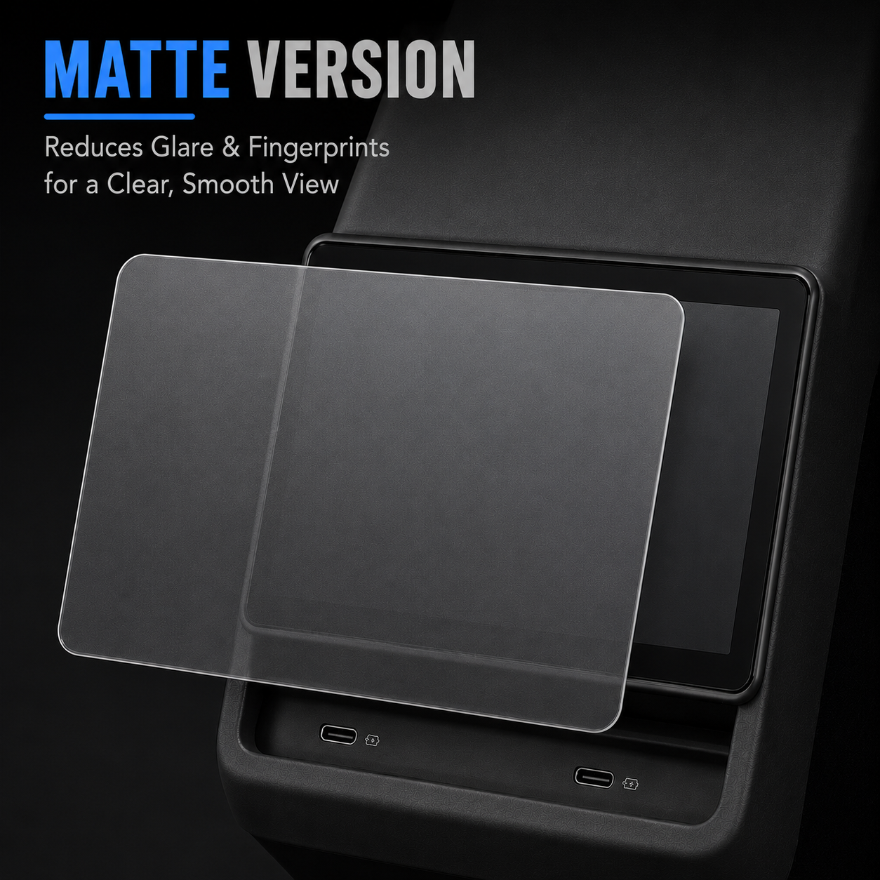 Matte Rear Screen Protector for Tesla Model Y Juniper (2026+)