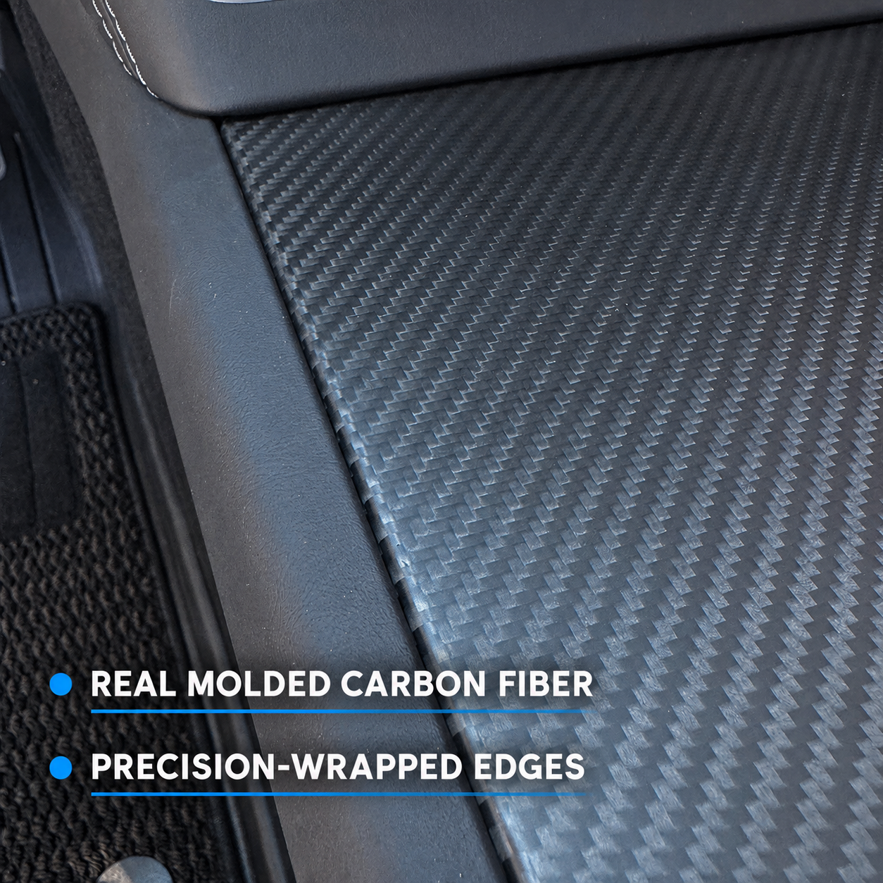Model Y Juniper:Model 3 Highland - Center Console overlay Carbon Fiber - Gloss : Matte - 1.png