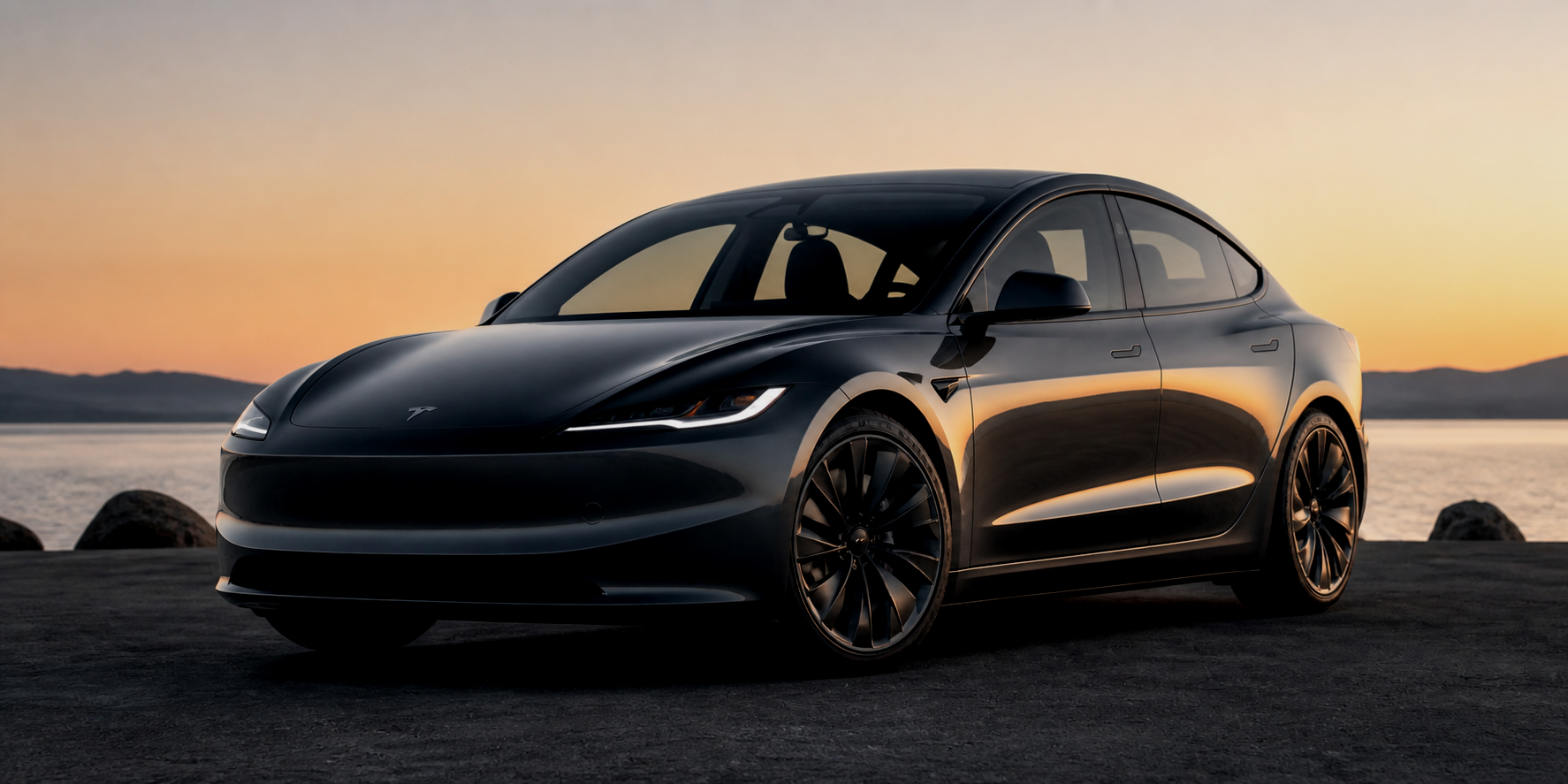 Tesla Model 3 Highland hero