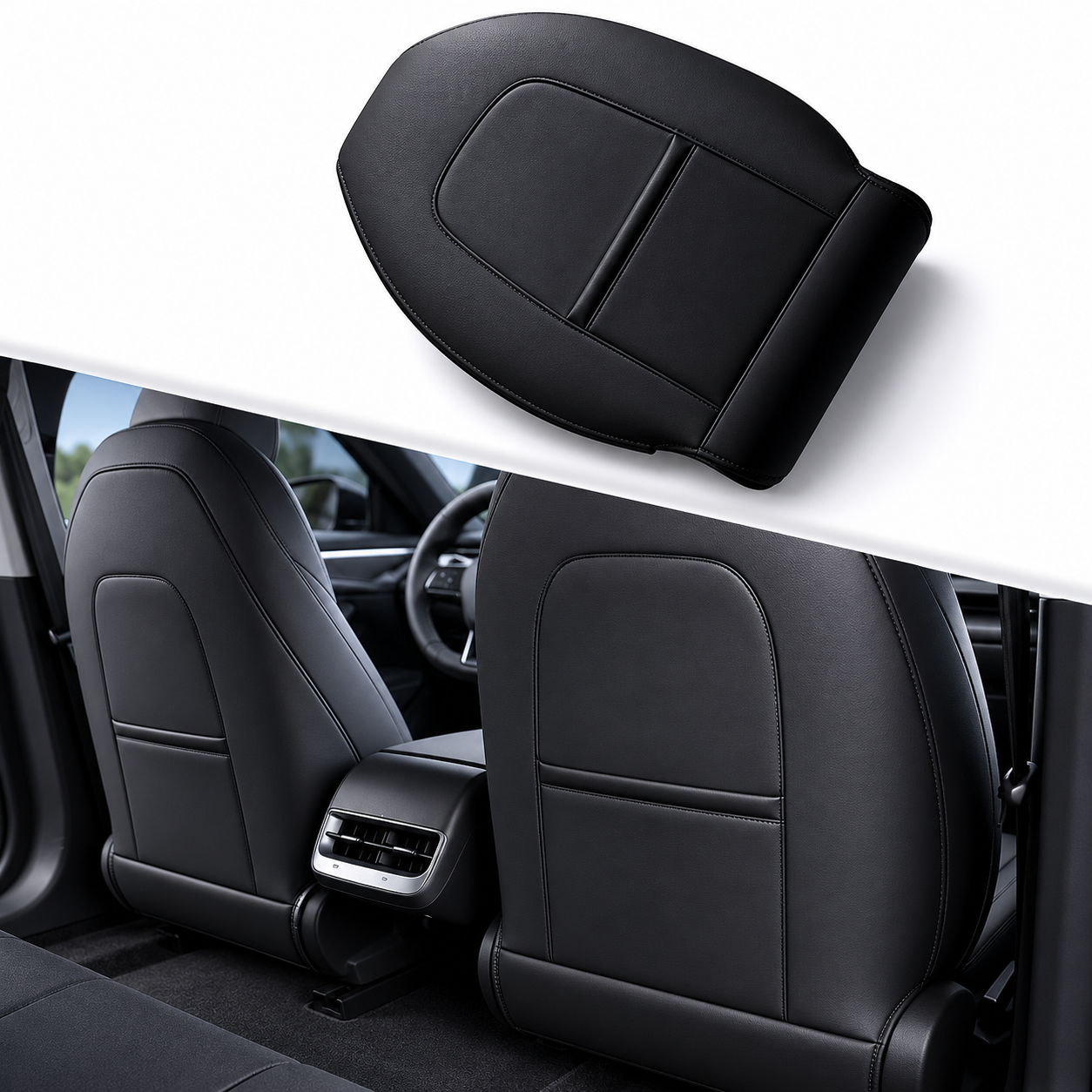 Seat back-kick protector-tesla model y and 3 - highland-juniper-2.png