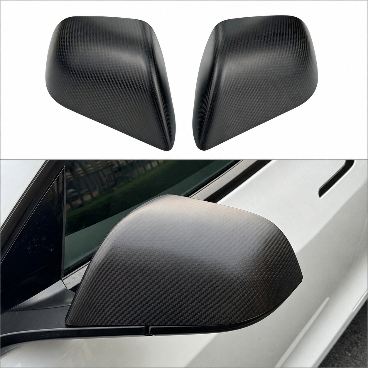 Model 3 Highland - Side Mirror Overlay Covers - Carbon Fiber - Matte-8.png