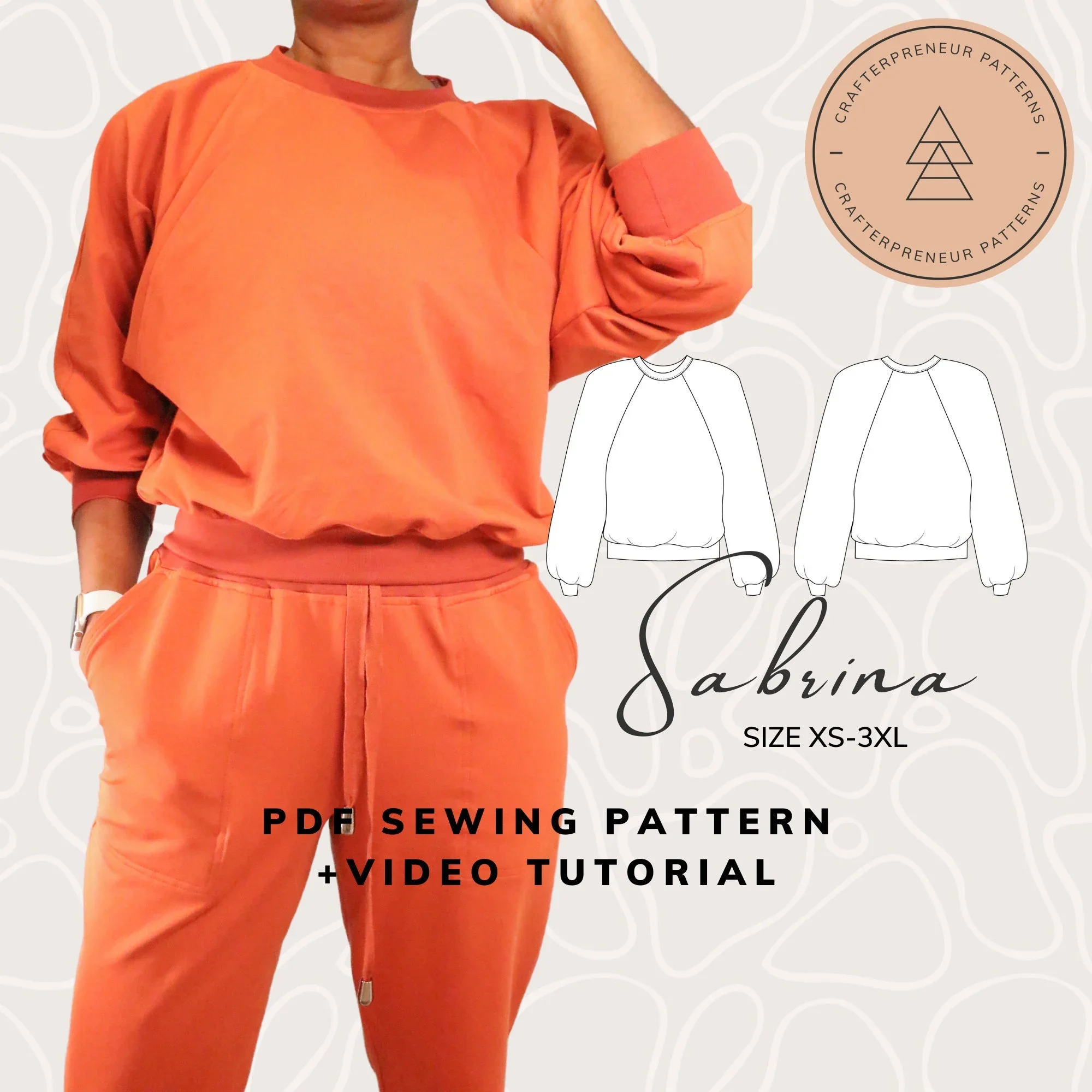 Sabrina Oversized Top | Raglan Batwing Sweater