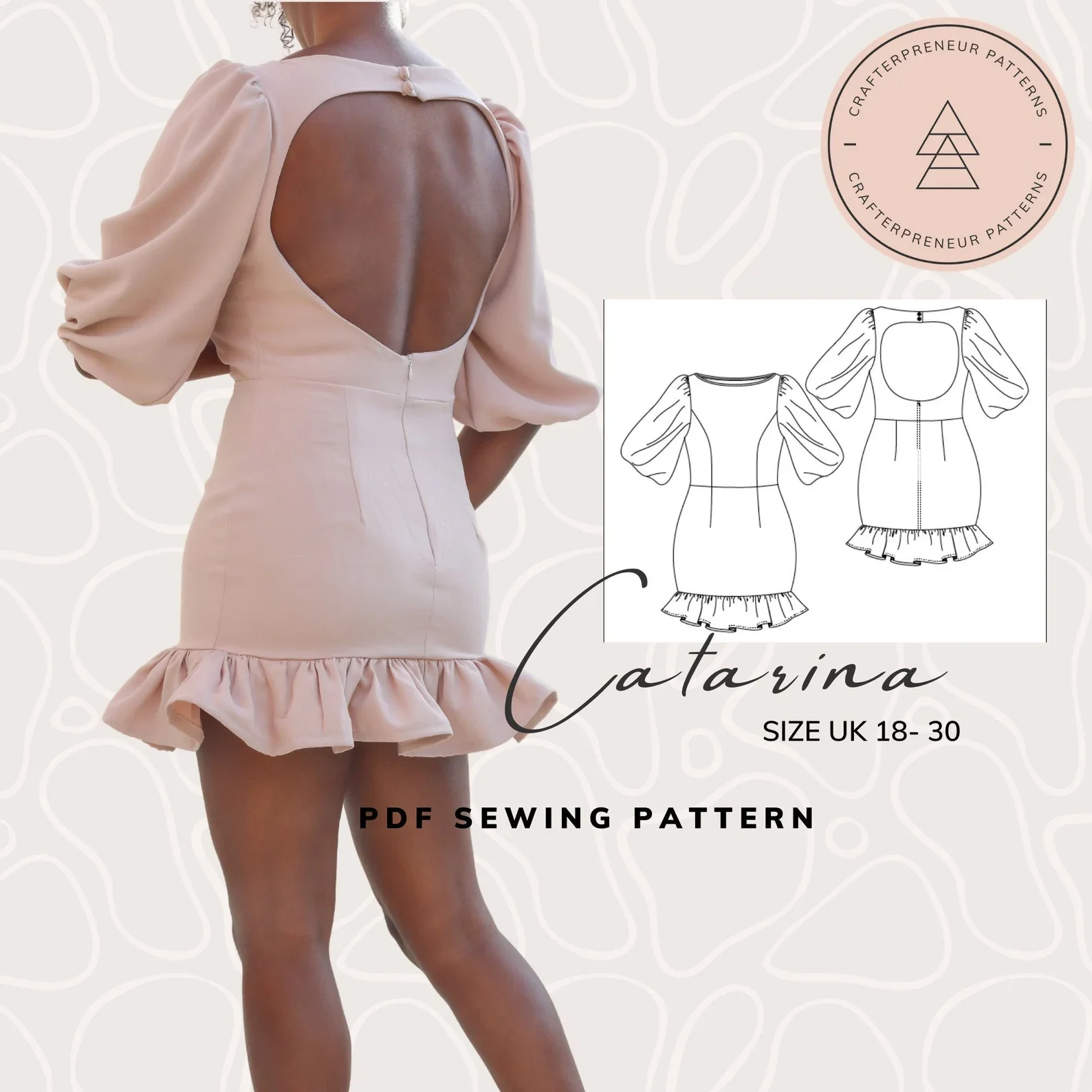 Catarina Dress (Size UK 18-30)