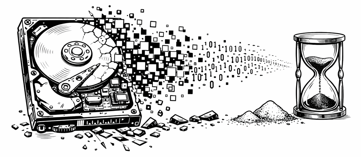 Why drives can lose data over time