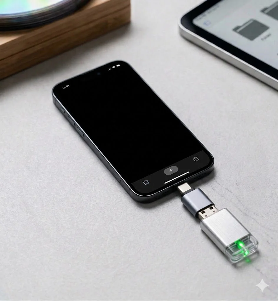 Phone to Flash Drive