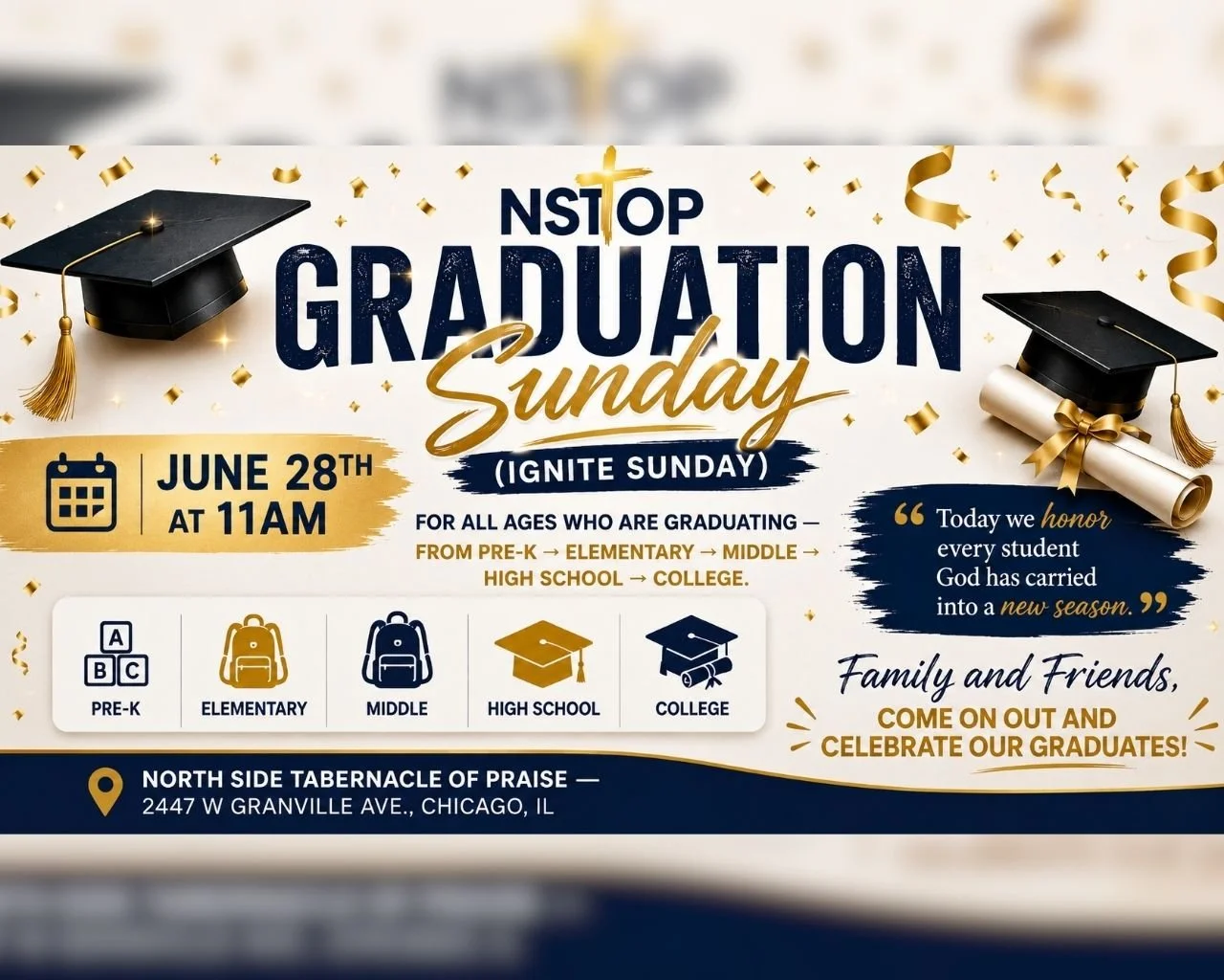  NSTOP Graduation Sunday