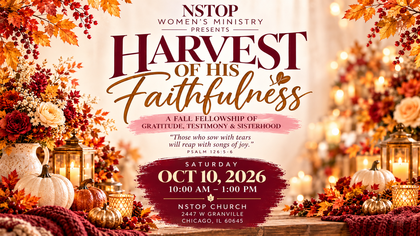 HARVEST OF HIS FAITHFULNESS
