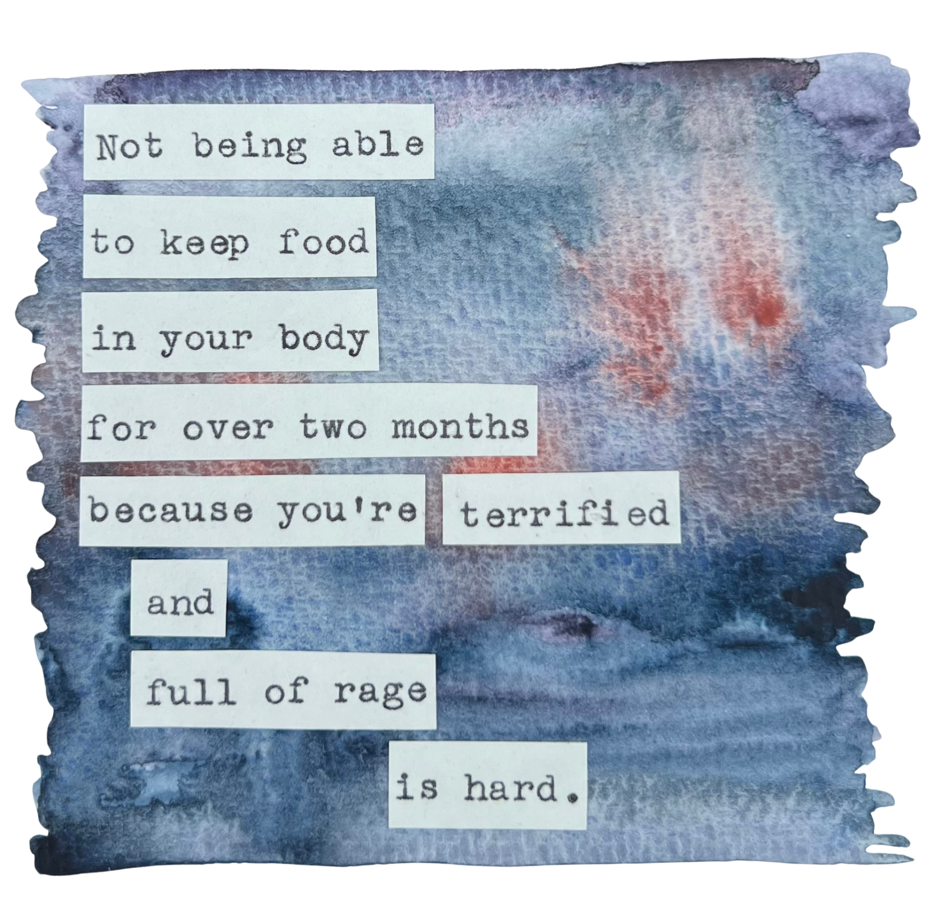 I had over 25 medical tests during this two month period only to have my doctor say, "There is nothing abnormal about your tests. I think it's the extreme stress and trauma of what is happening at your daughter's school." 
