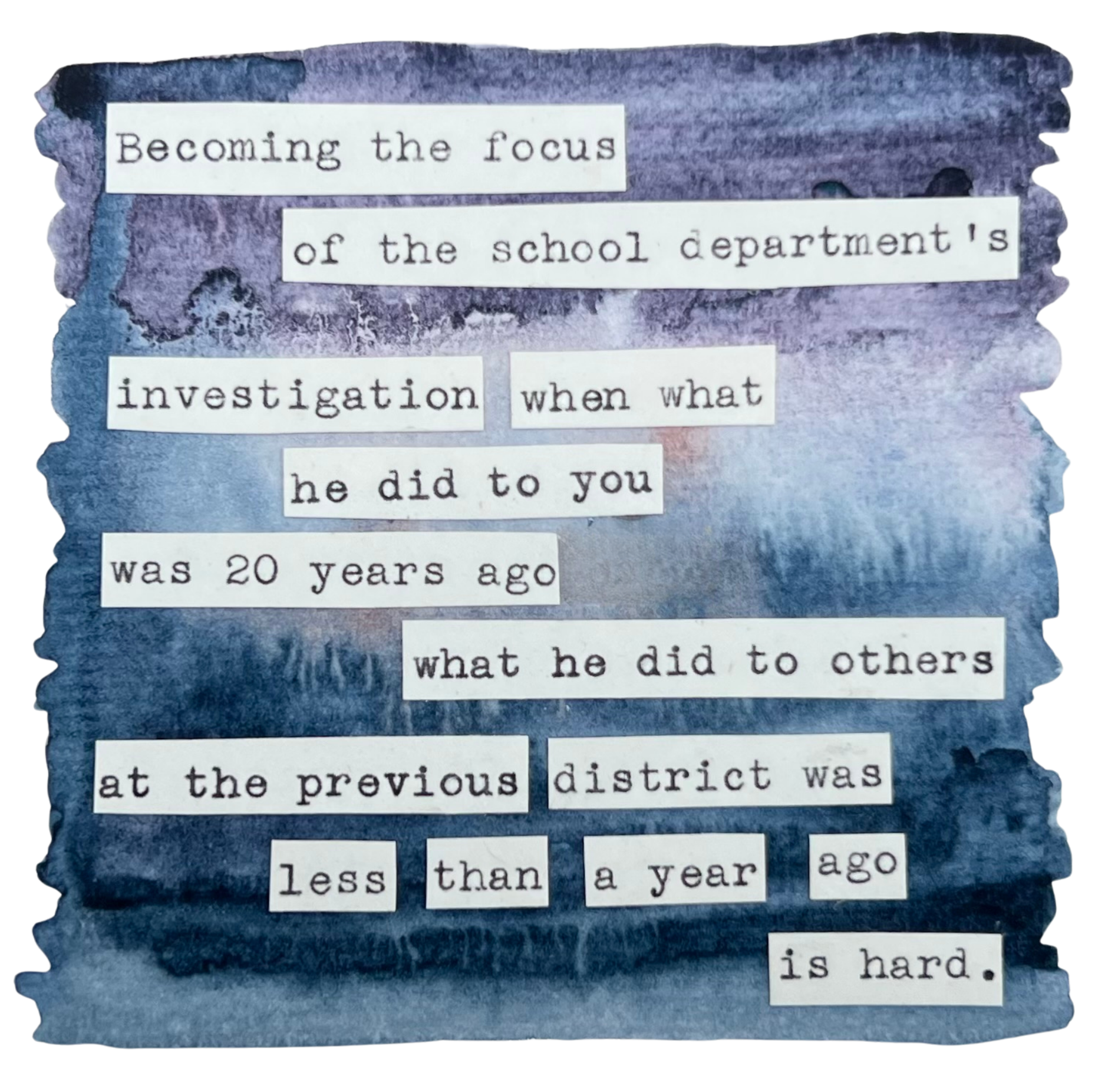 When Maine RSU 21 refused to engage with Lewiston Public Schools about this guy's track record, LPS asked for my supervisor's information from the summer job I had 20 years ago in college where the Cavalier sexually harassed me. They hired an externa