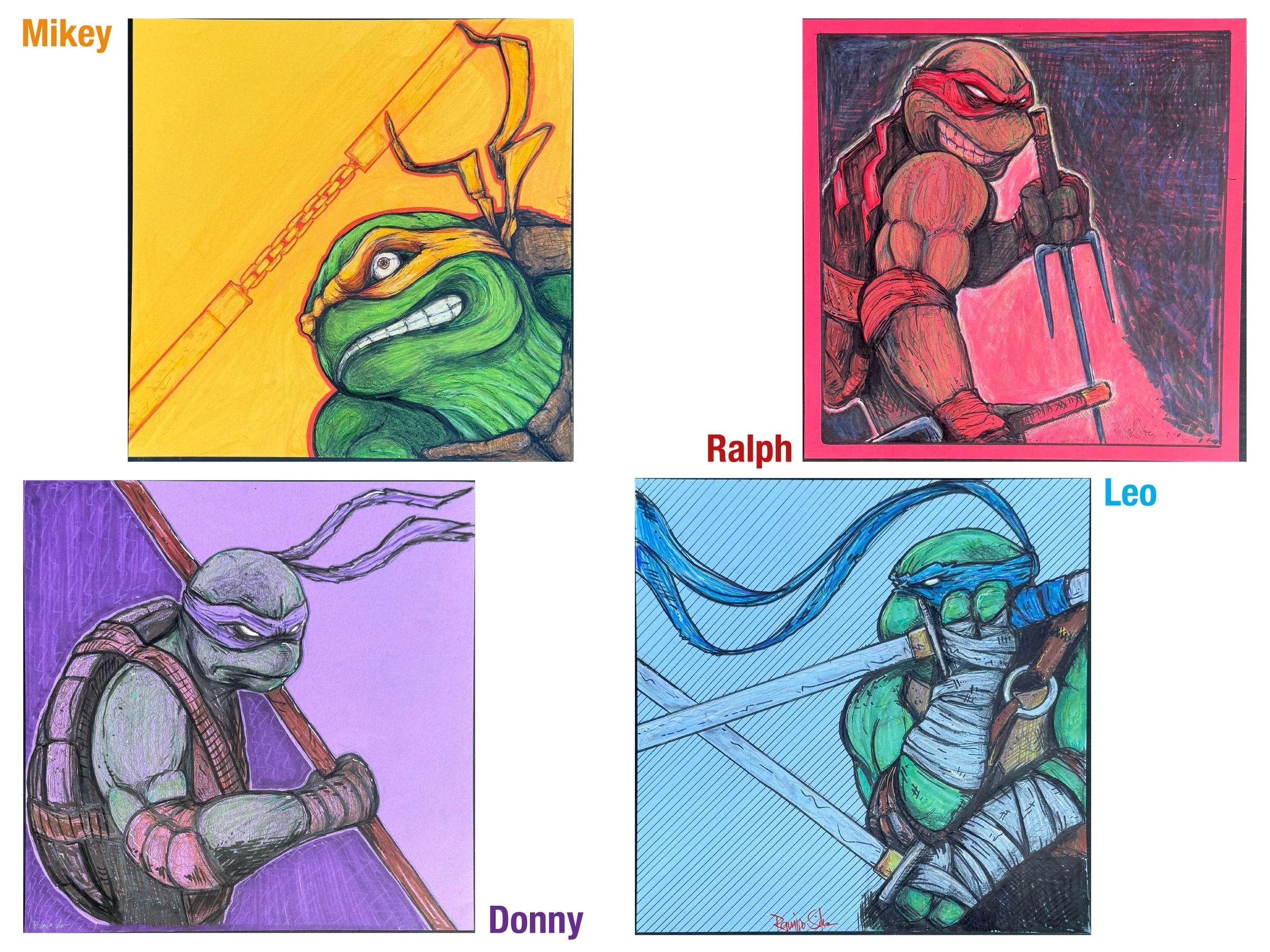 AU art project, TMNT