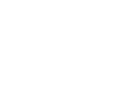 A white, spiked, star-like shape on a black background.
